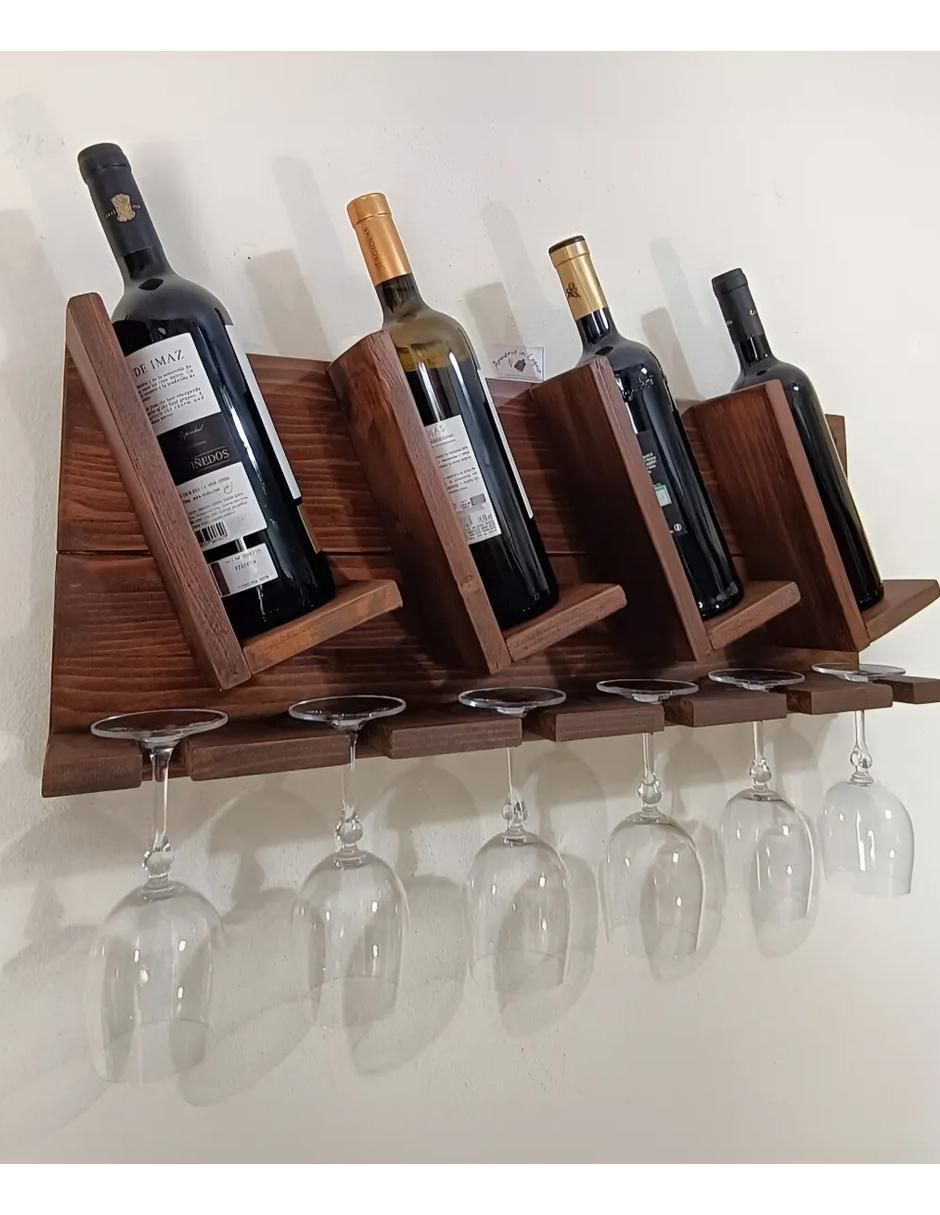 Cava de vinos flotante capacidad 4 botellas 2