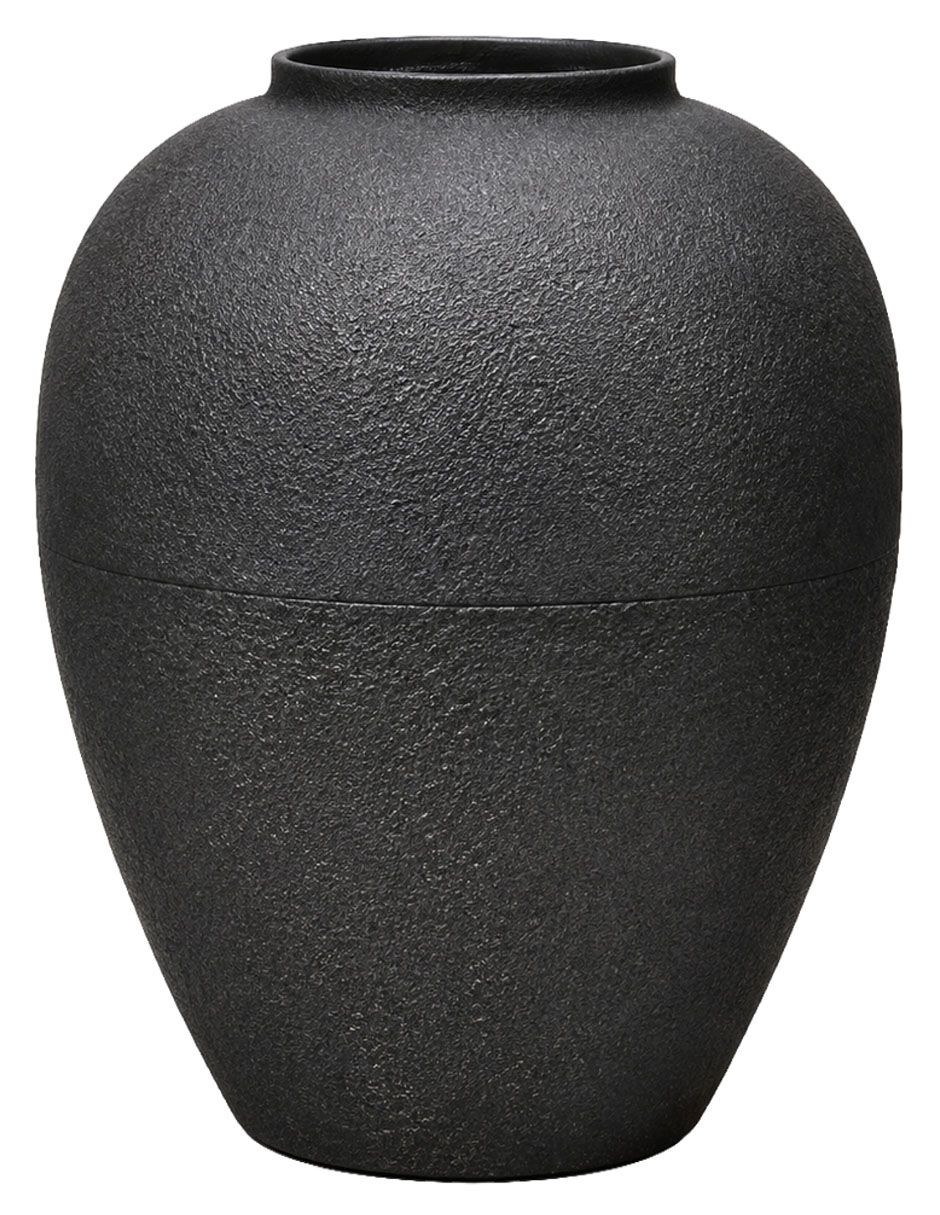 JARRÓN DARK 32CM, GRIS JARRÓN DARK 32CM, GRIS
