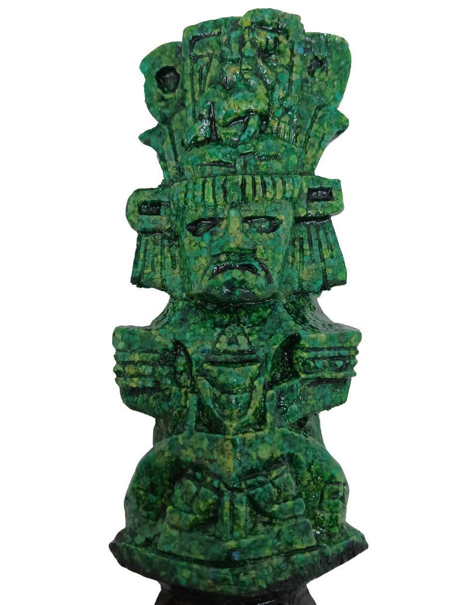 Figura decorativa de daga de vidrio