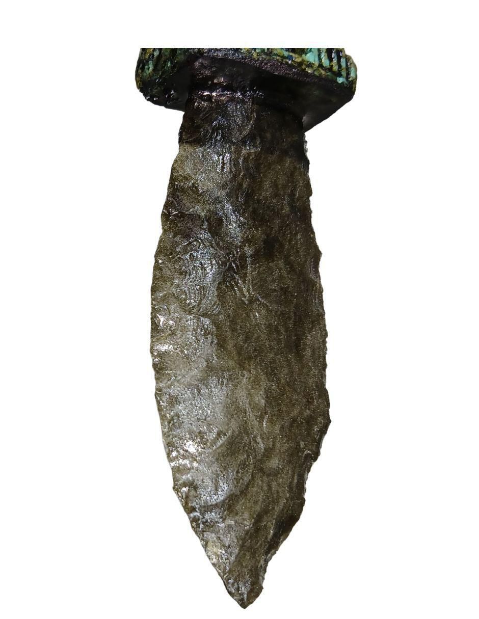 Figura decorativa de daga Tlacaelel Mx de vidrio
