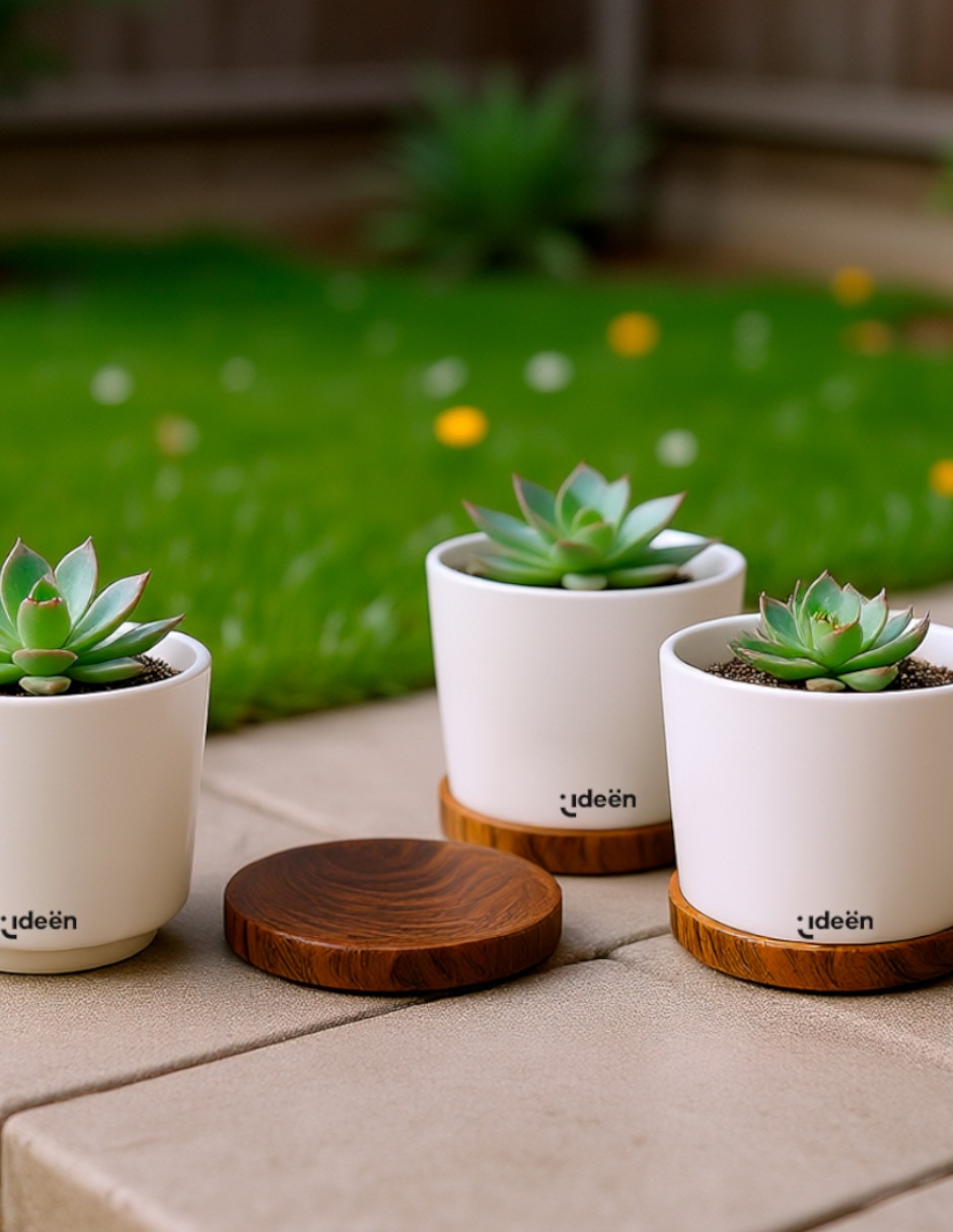 Set maceta de arcilla