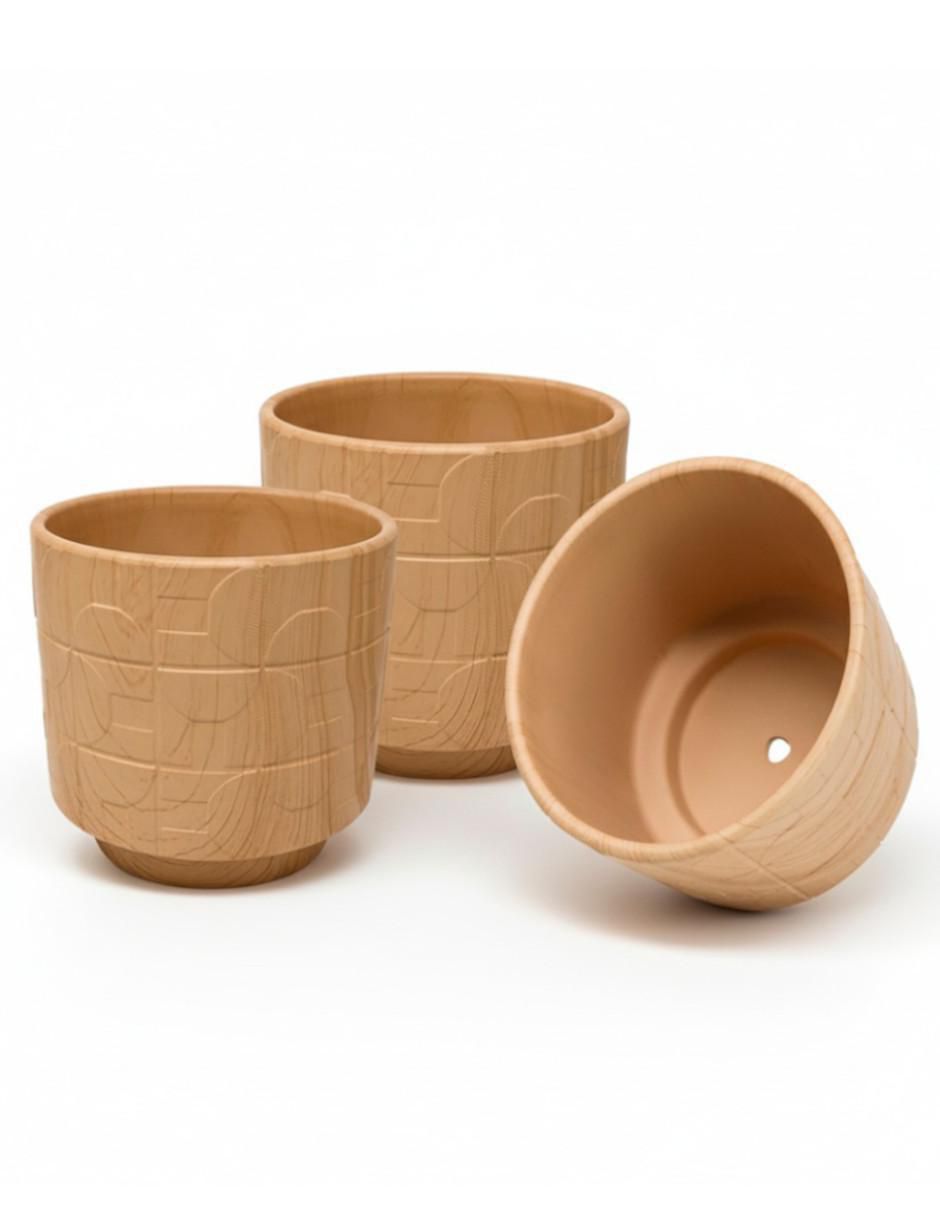 Set maceta ideen oyamel de arcilla