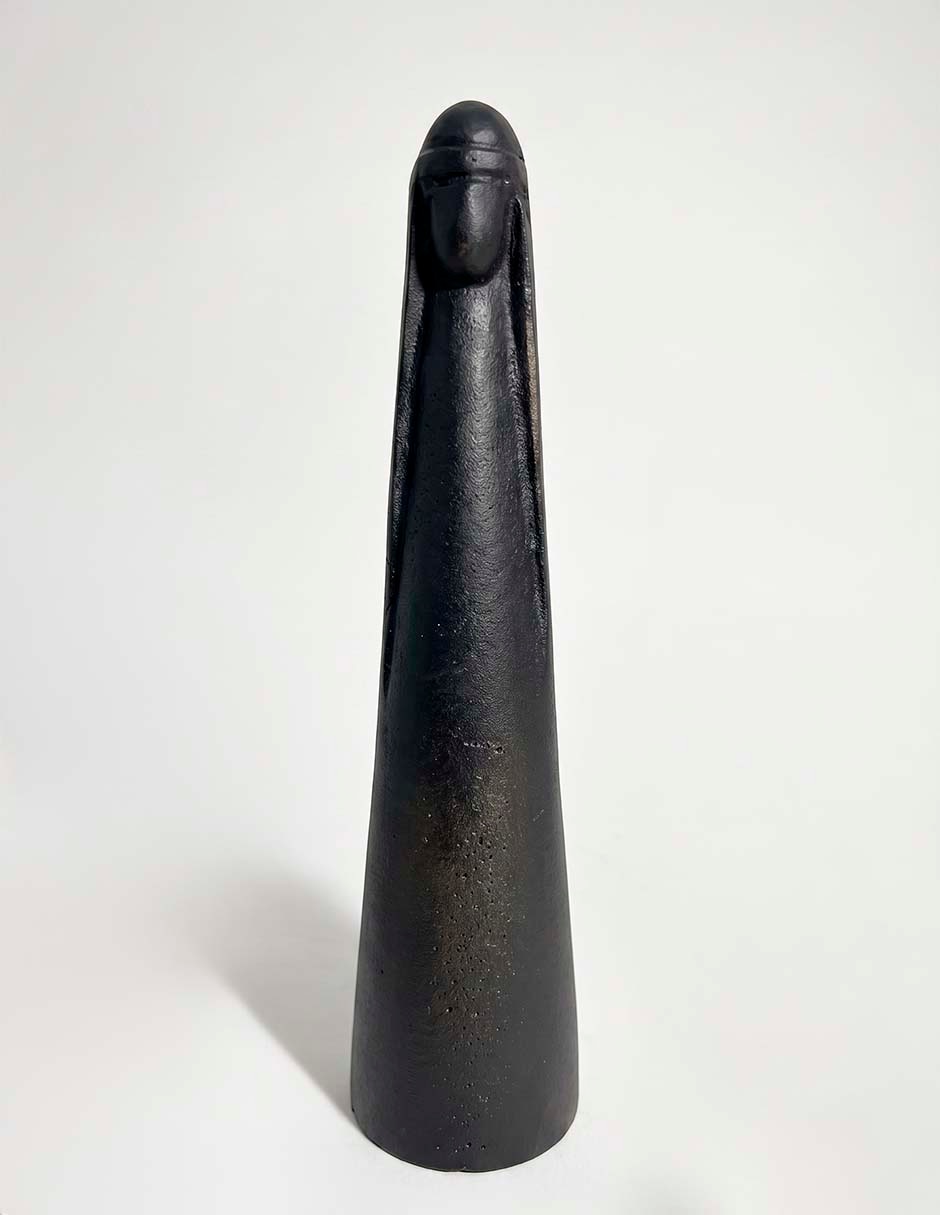 Figura de mujer virgen maría de cerámica Figura de mujer virgen maría de cerámica
