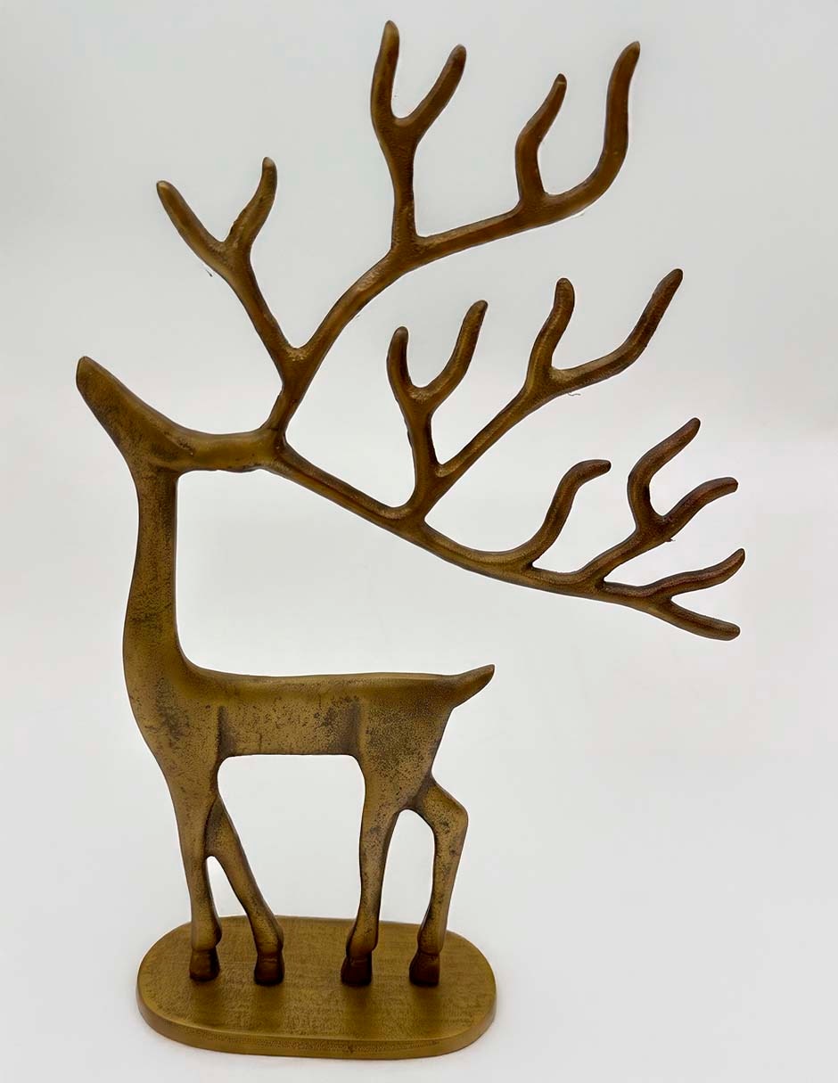 Figura decorativa navideña de reno