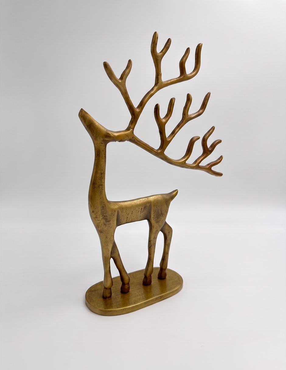 Figura decorativa navideña de reno