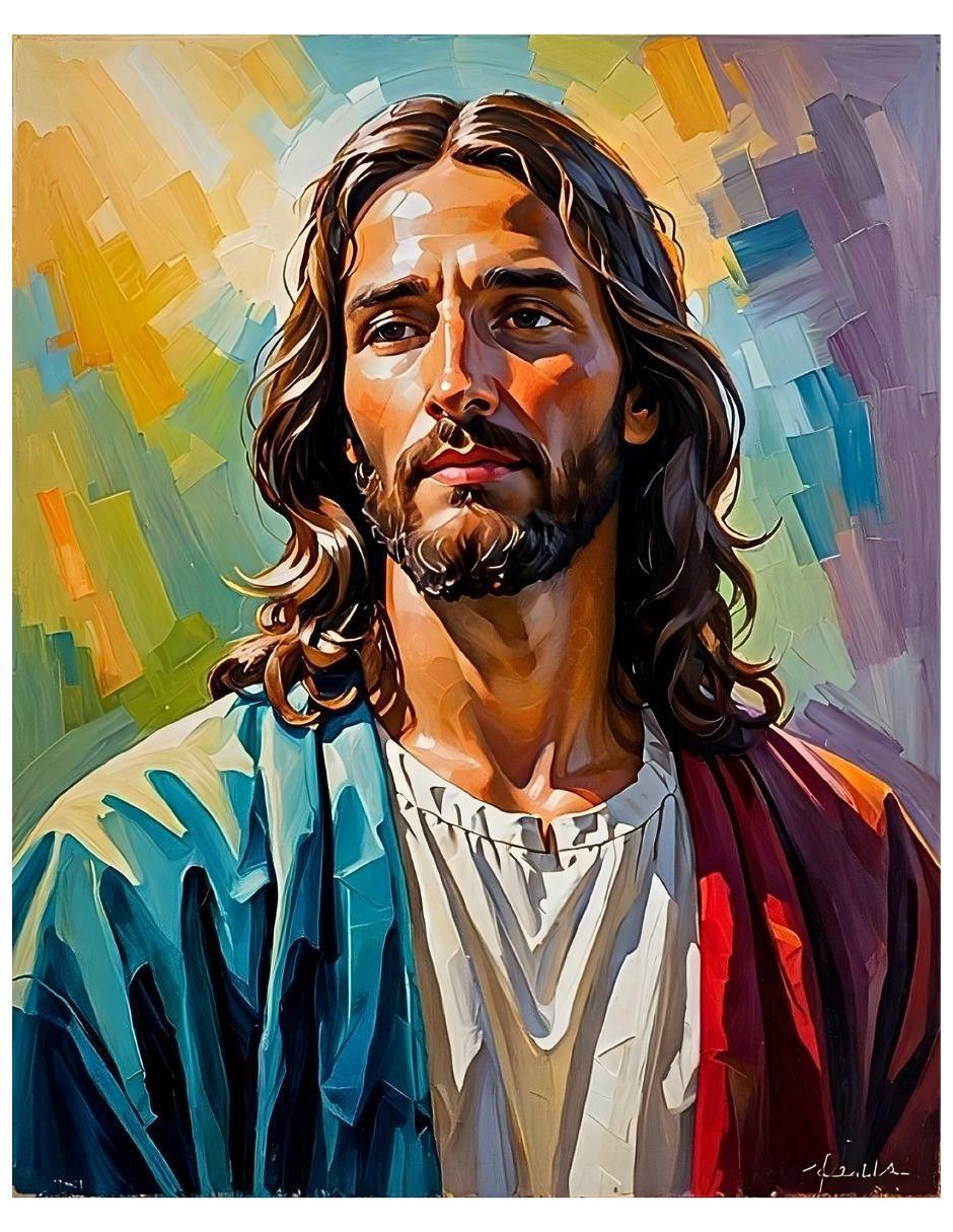 Cuadro Jesús técnica impresión Generica