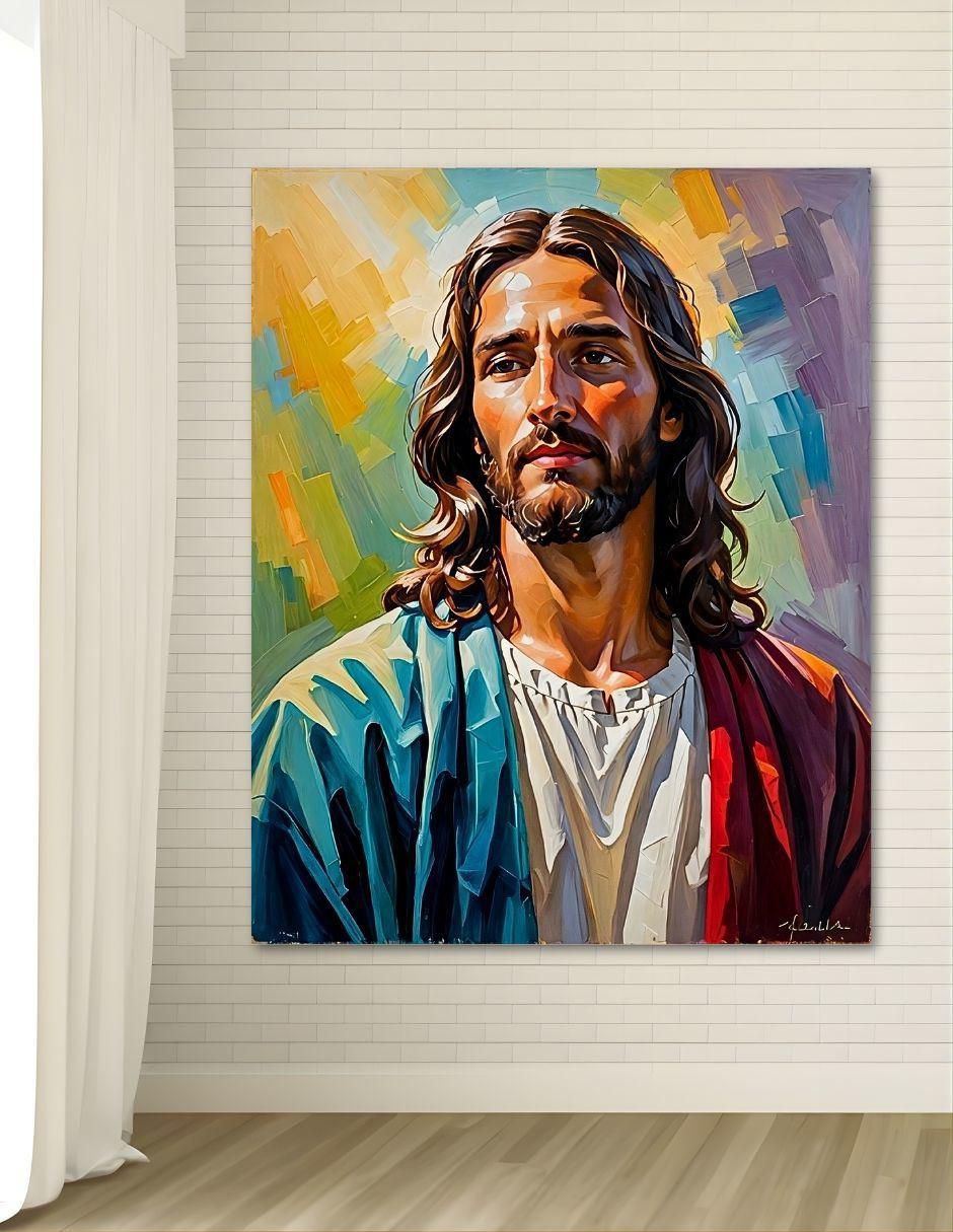 Cuadro Jesús técnica impresión Generica