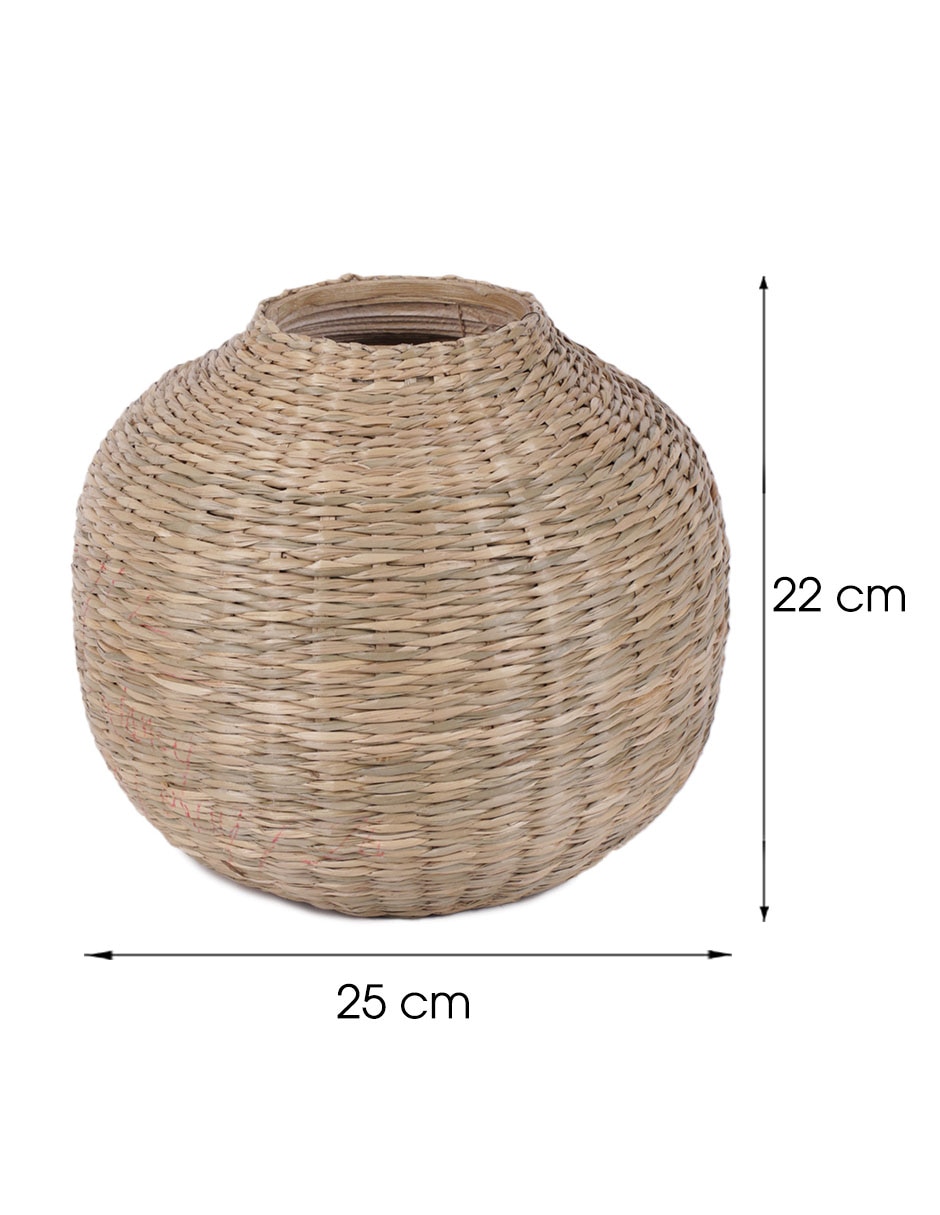 FLORERO BOHO 22CM, NATURAL 4