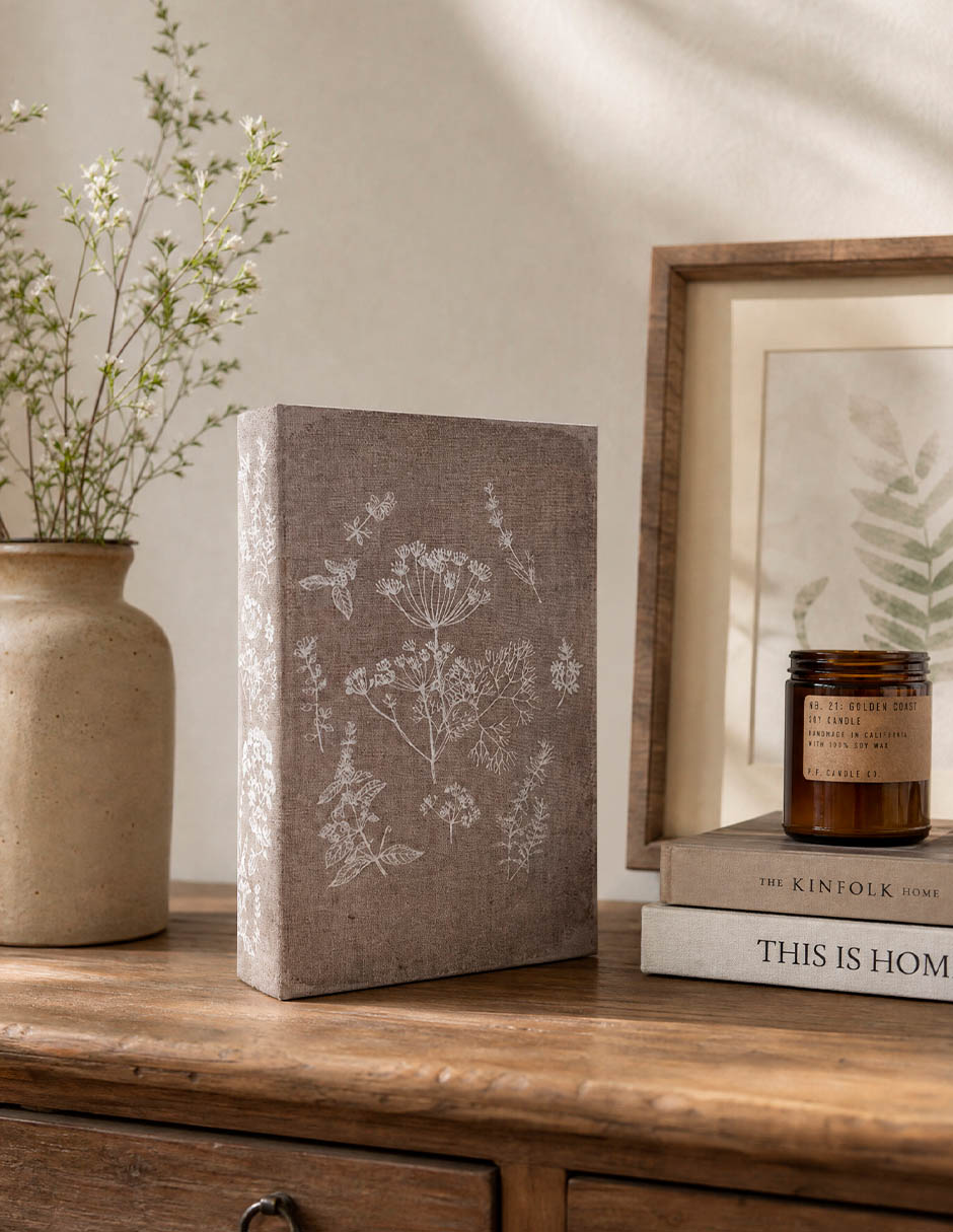 Caja decorativa Flower libro 6