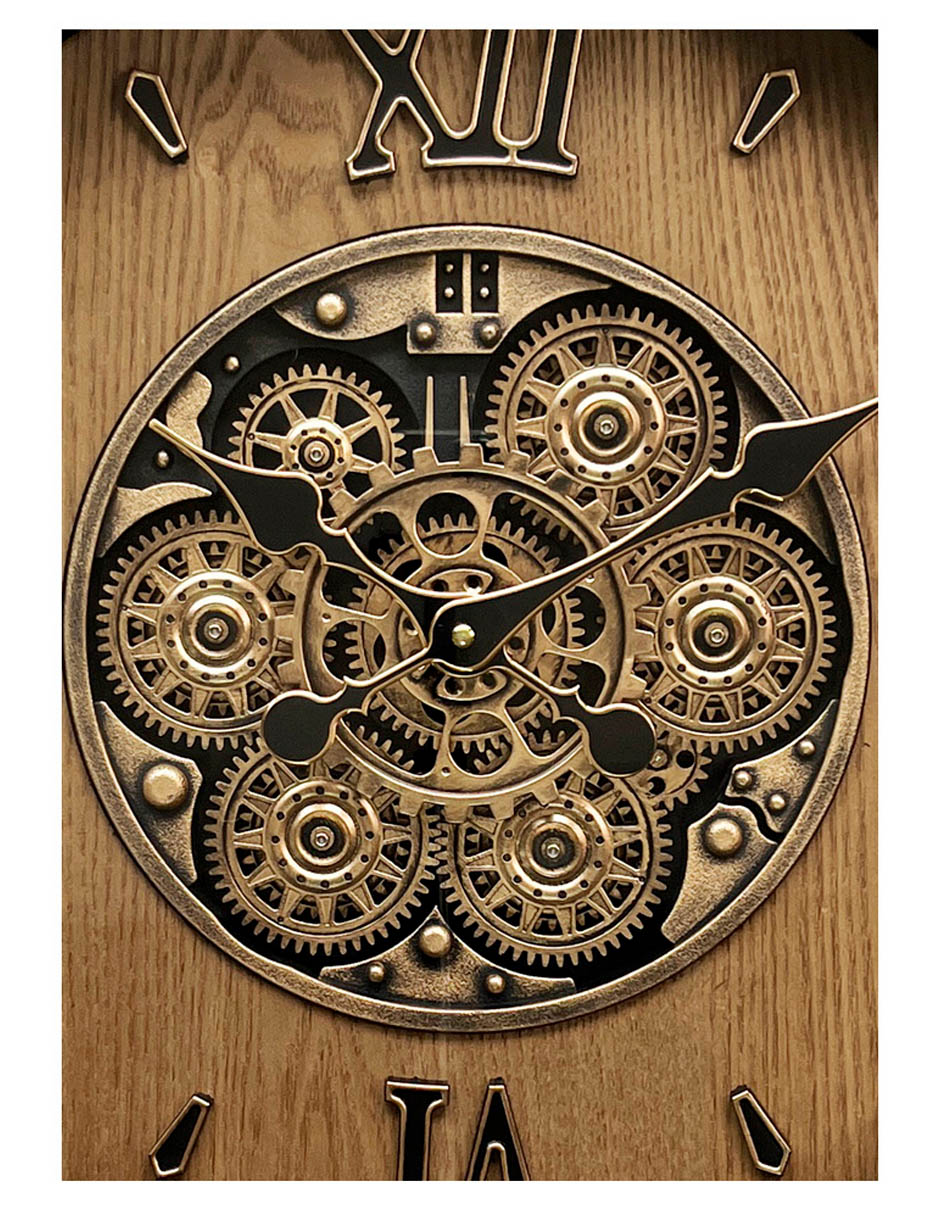 Reloj de pared de mdf 3