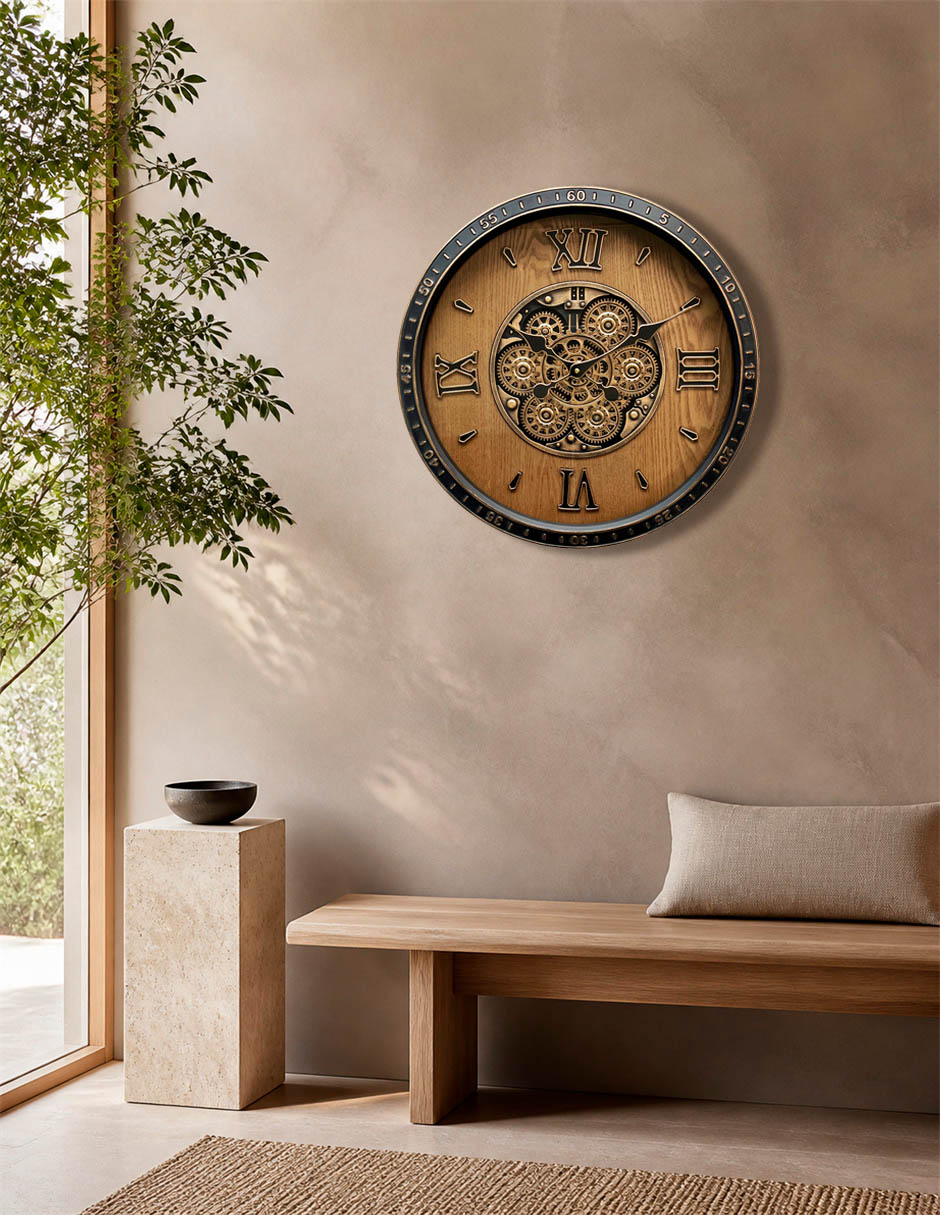 Reloj de pared de mdf 6