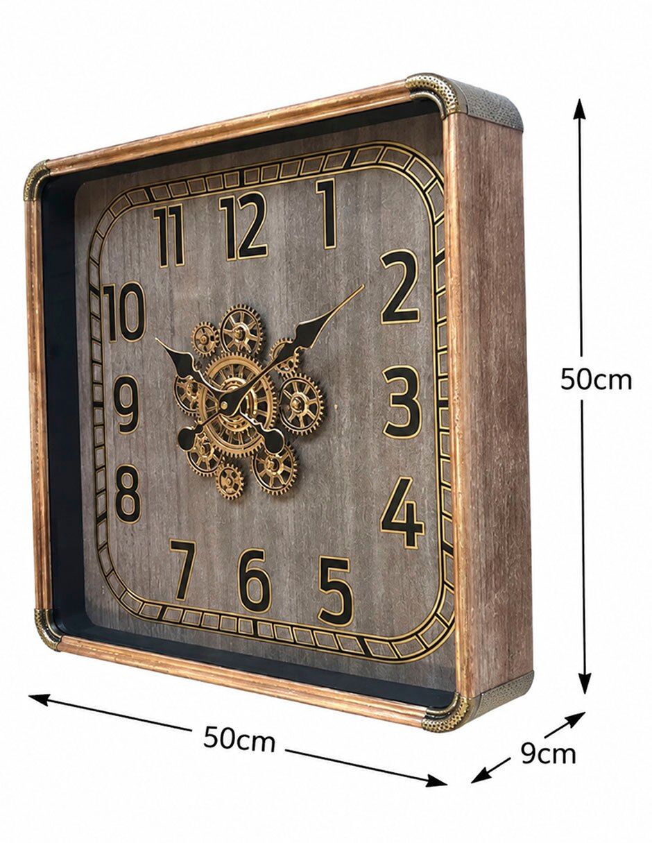 Reloj de pared Amber de metal 6