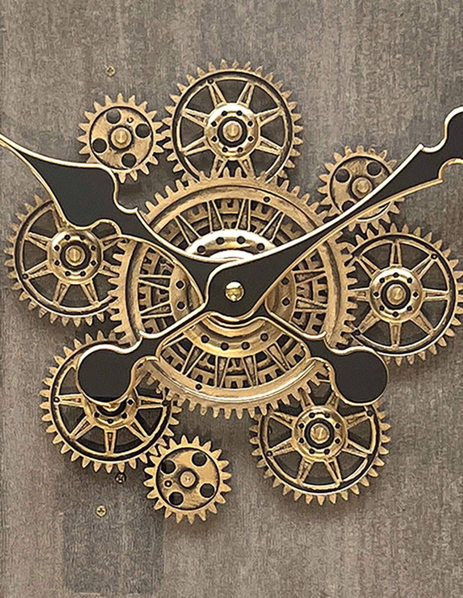 Reloj de pared Amber de metal 3
