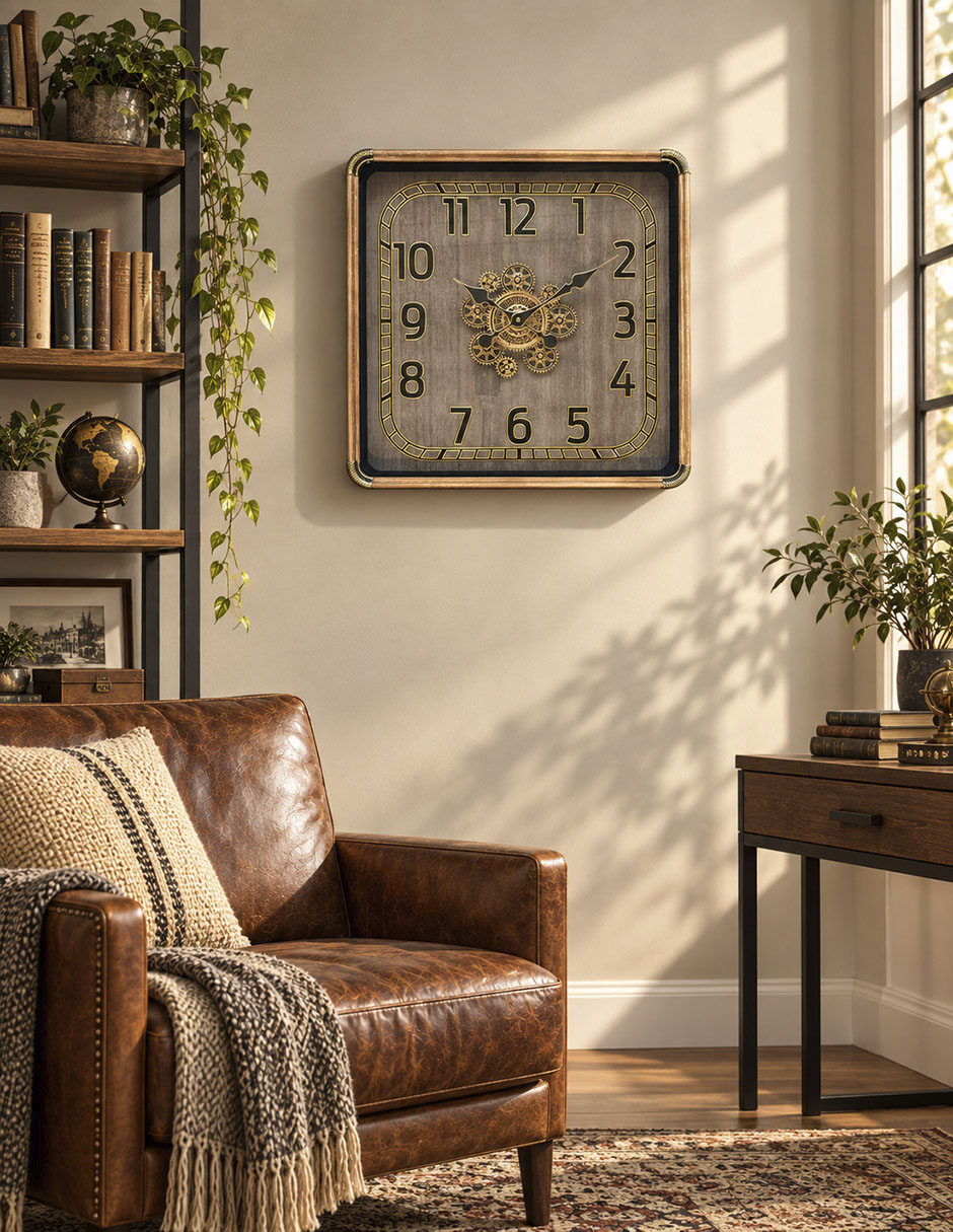 Reloj de pared Amber de metal 5