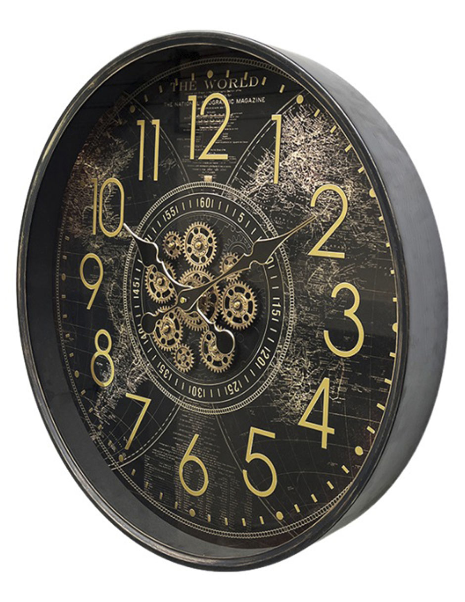 Reloj de pared Brass de metal 2