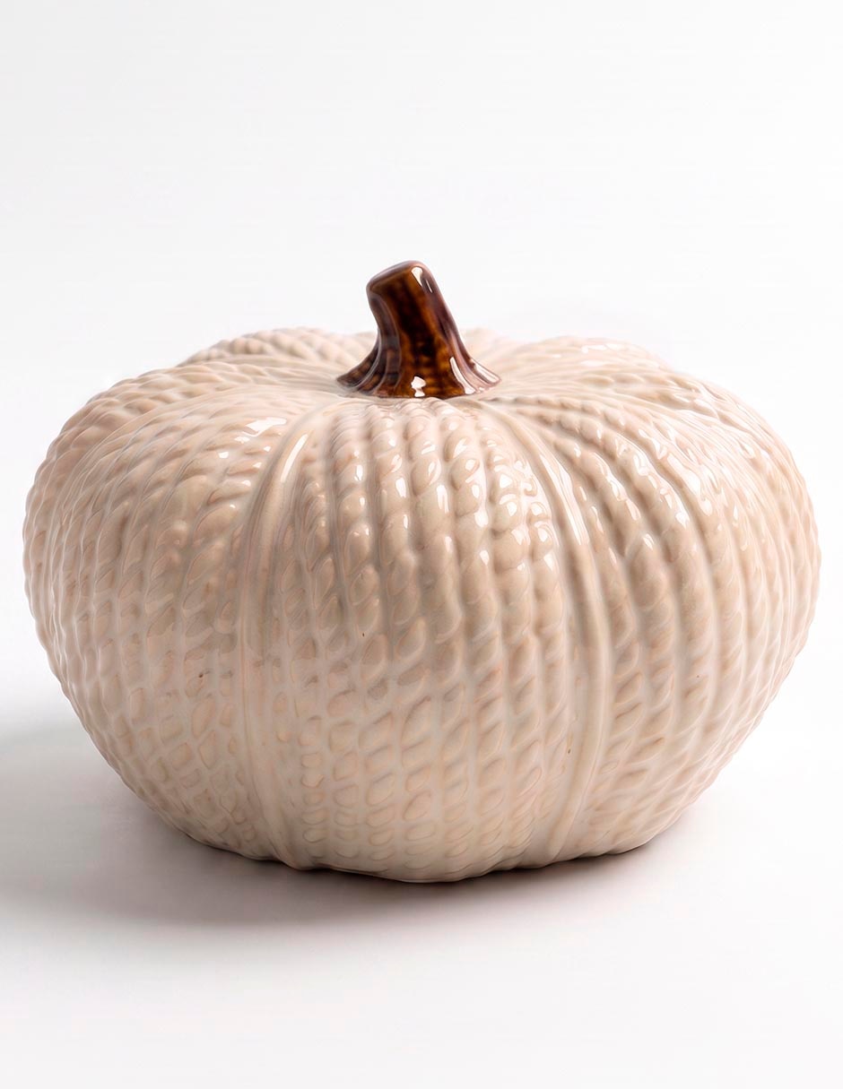 Figura decorativa de forma calabaza bluebell & co. De cerámica