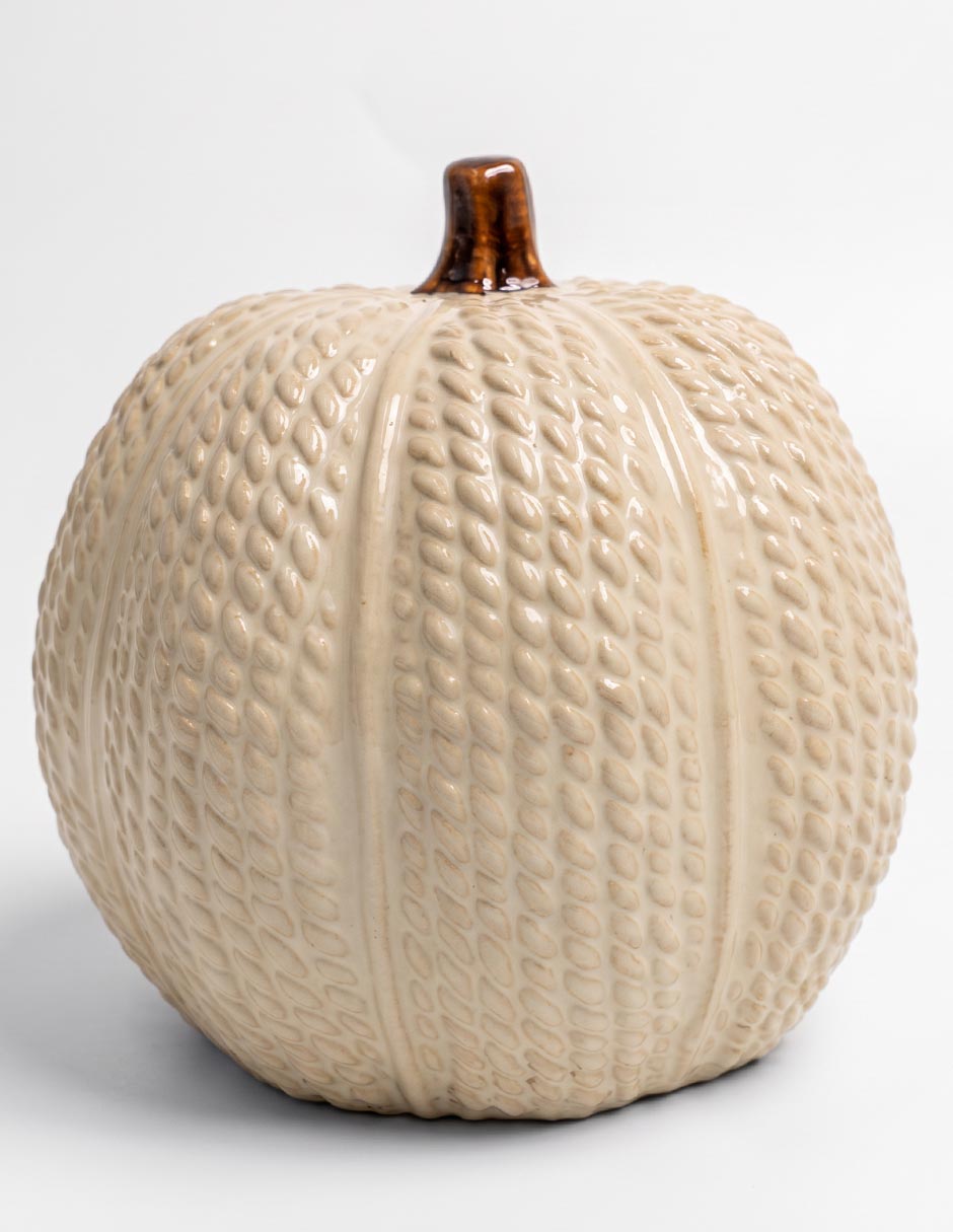 Figura decorativa de calabaza bluebell & co. De cerámica
