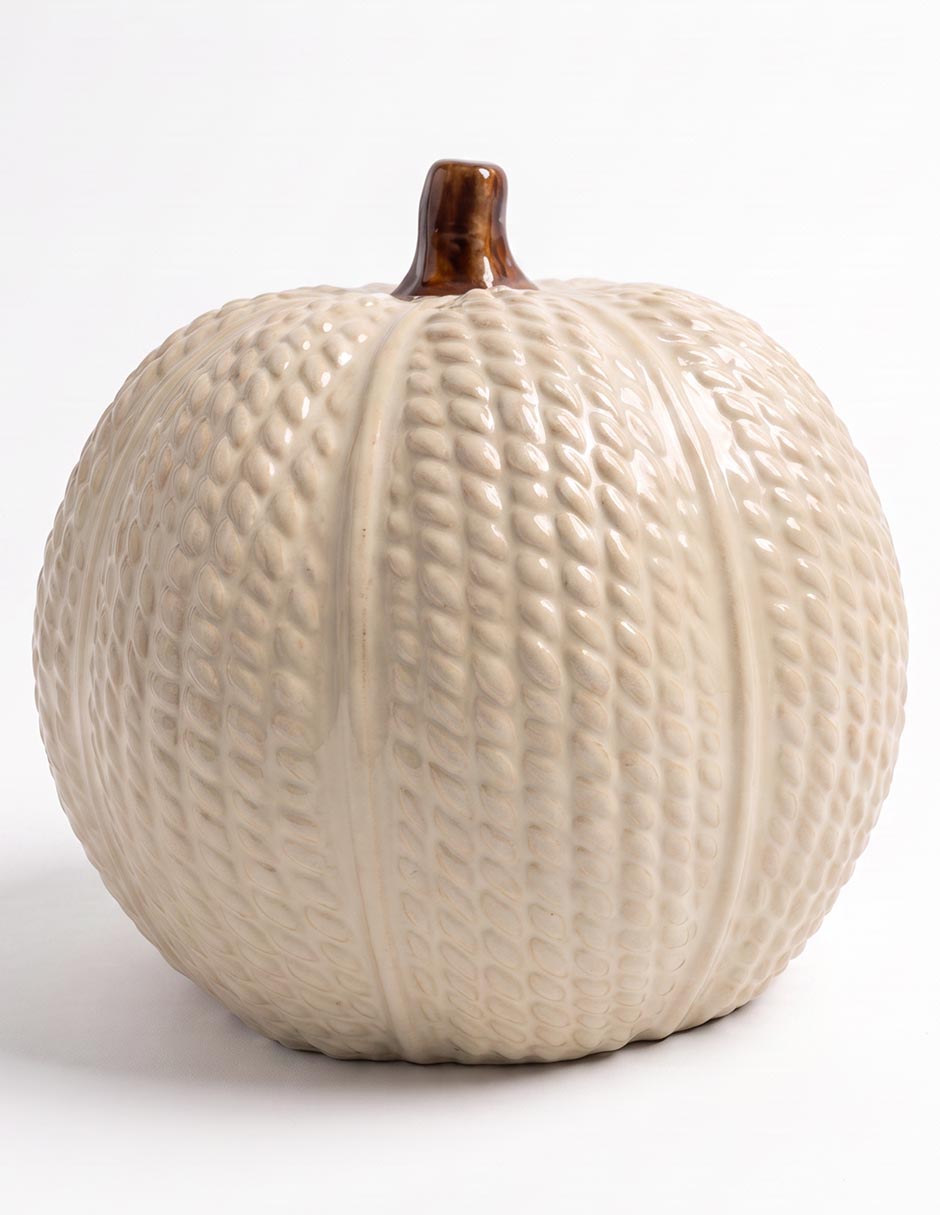 Figura decorativa de calabaza bluebell & co. De cerámica