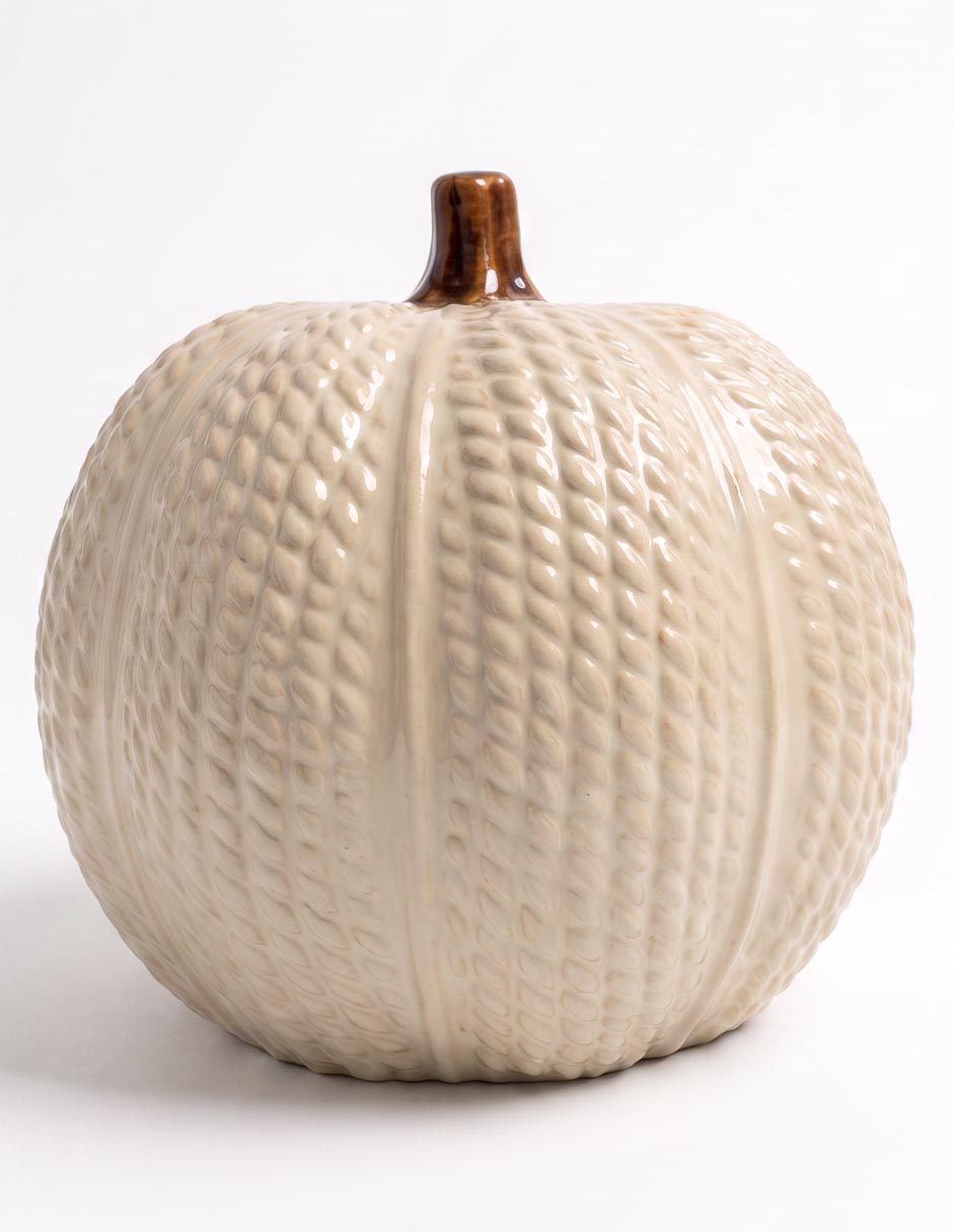 Figura decorativa de calabaza bluebell & co. De cerámica