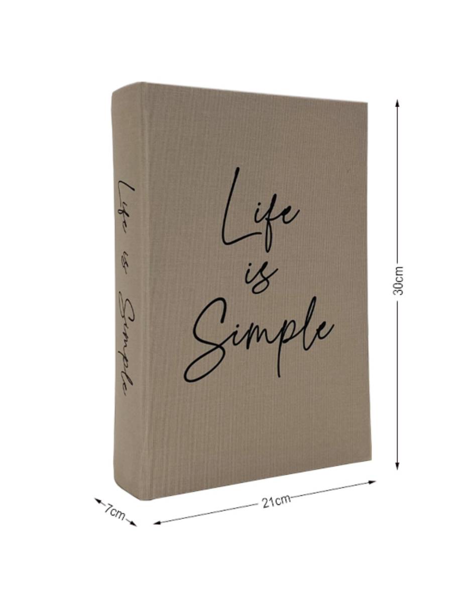 Caja decorativa libro con 1 pieza 5