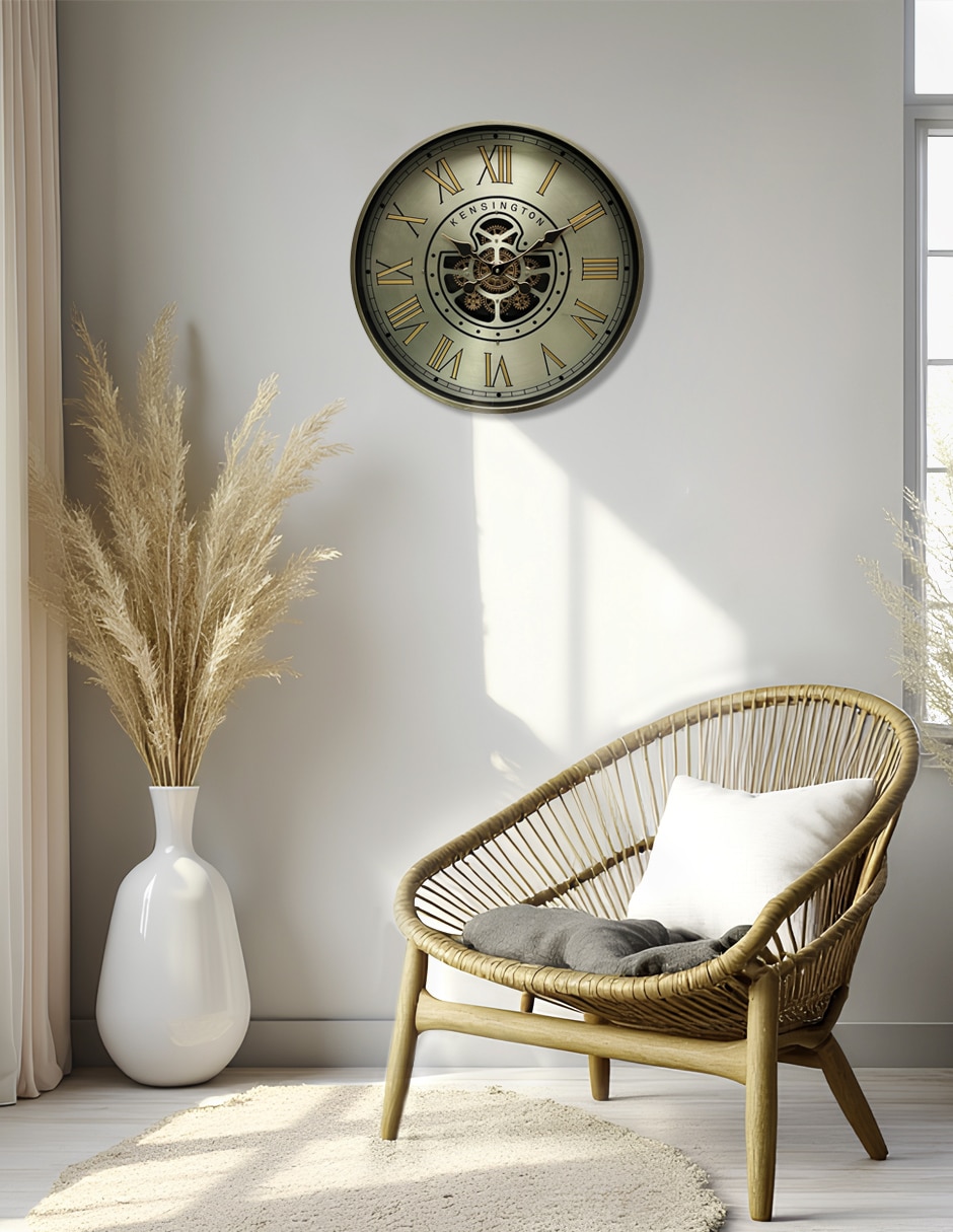 Reloj de pared Gold de metal Reloj de pared Gold de metal