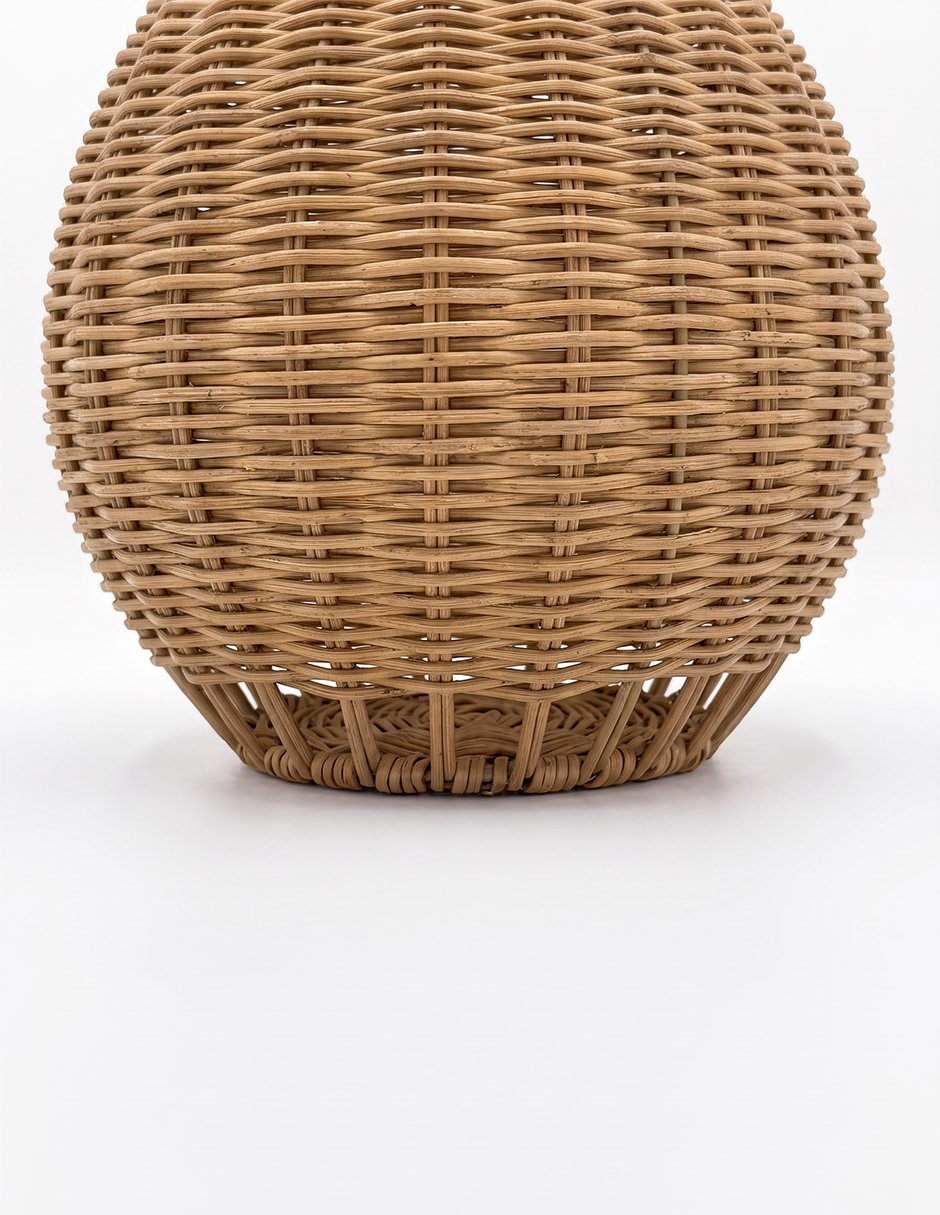 Florero de mimbre 3
