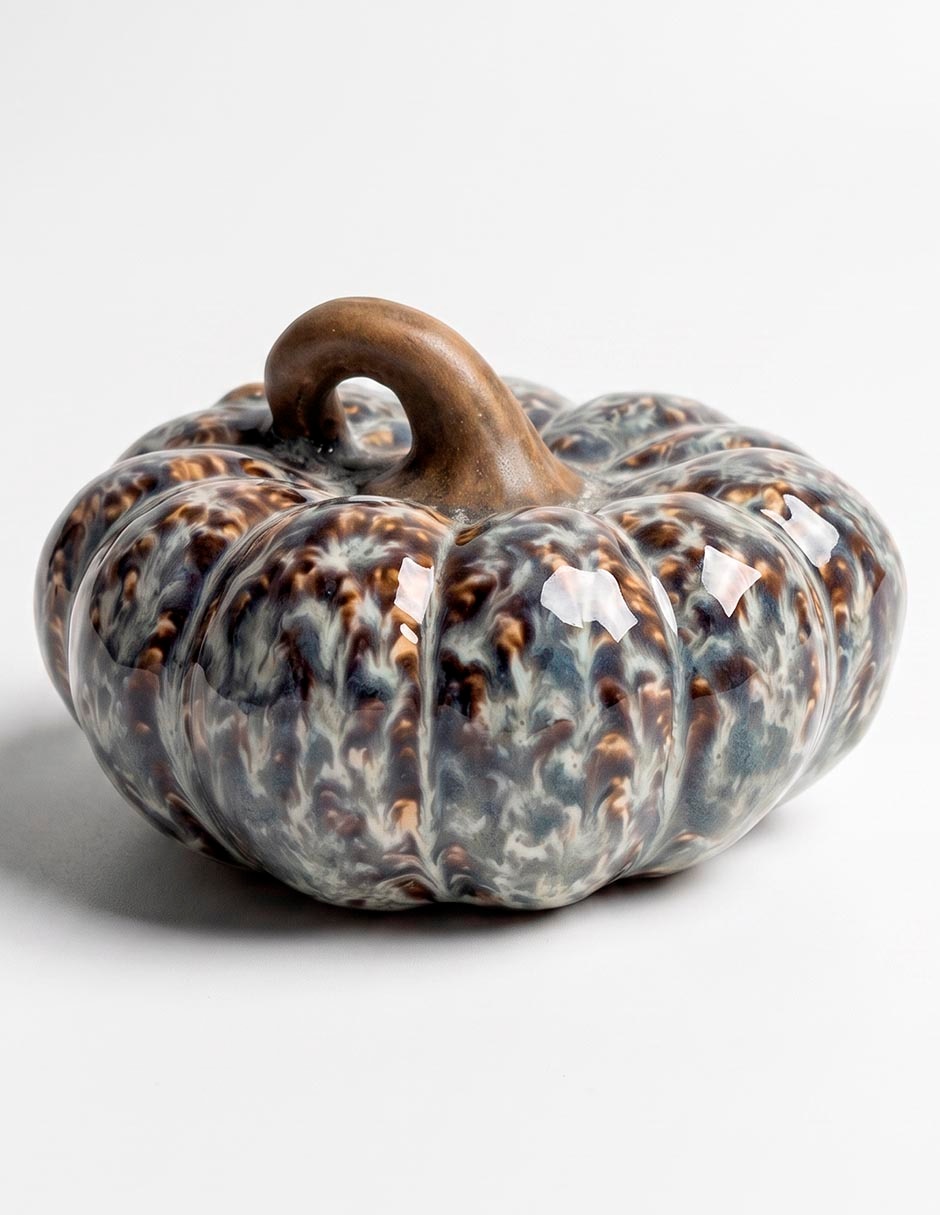 Figura de calabaza de ceramica Figura de calabaza de ceramica