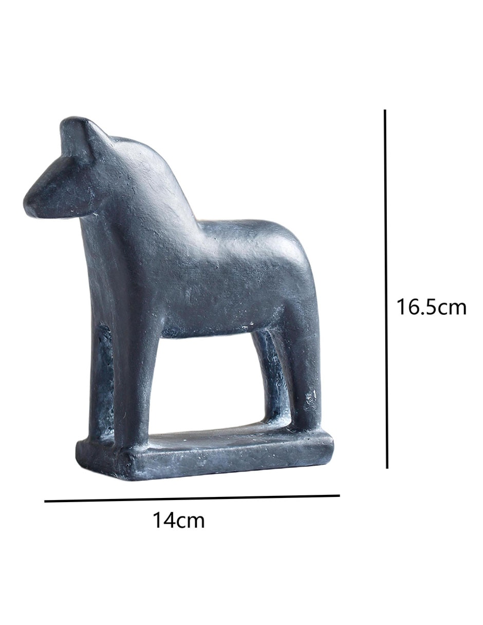 Figura decorativa de caballo de cerámica 4