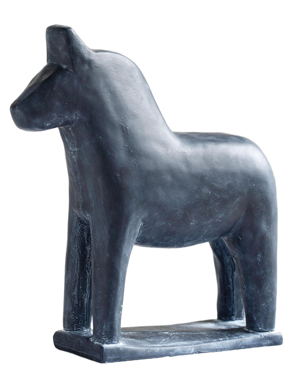 Figura decorativa de caballo de cerámica 1
