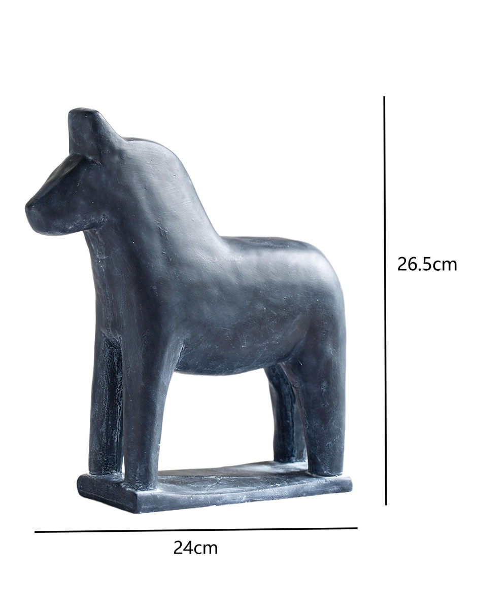Figura decorativa de caballo de cerámica 4