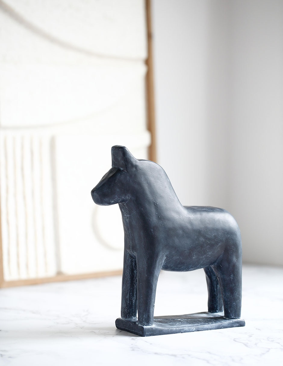 Figura decorativa de caballo de cerámica Figura decorativa de caballo de cerámica