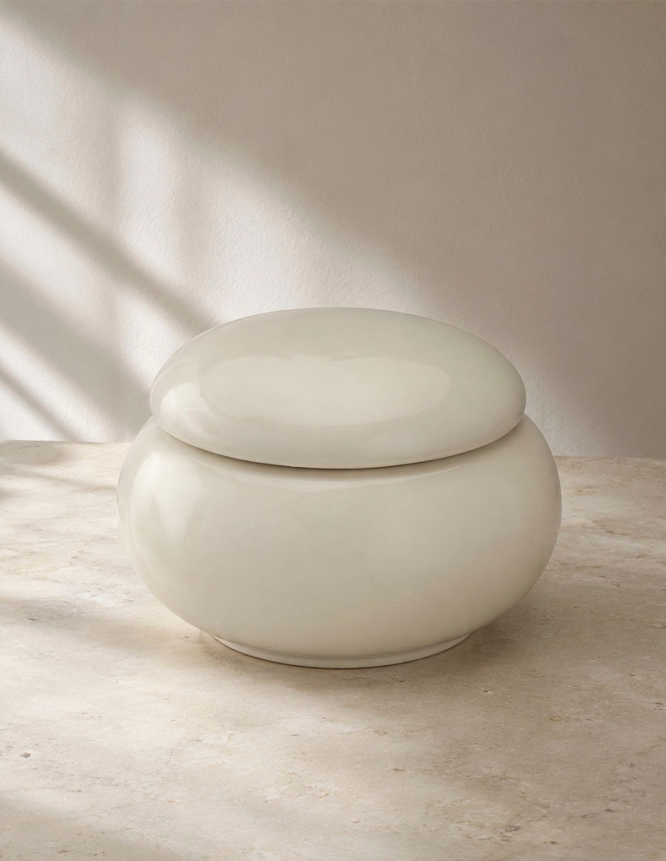 Figura decorativa ovalado con 2 piezas