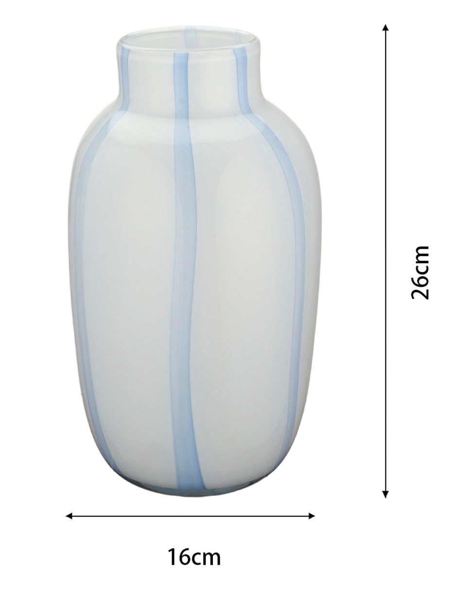 Florero de vidrio 6