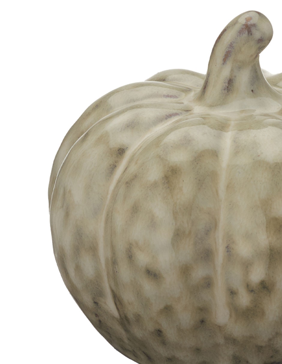 Figura de calabaza harvest de cerámica 3