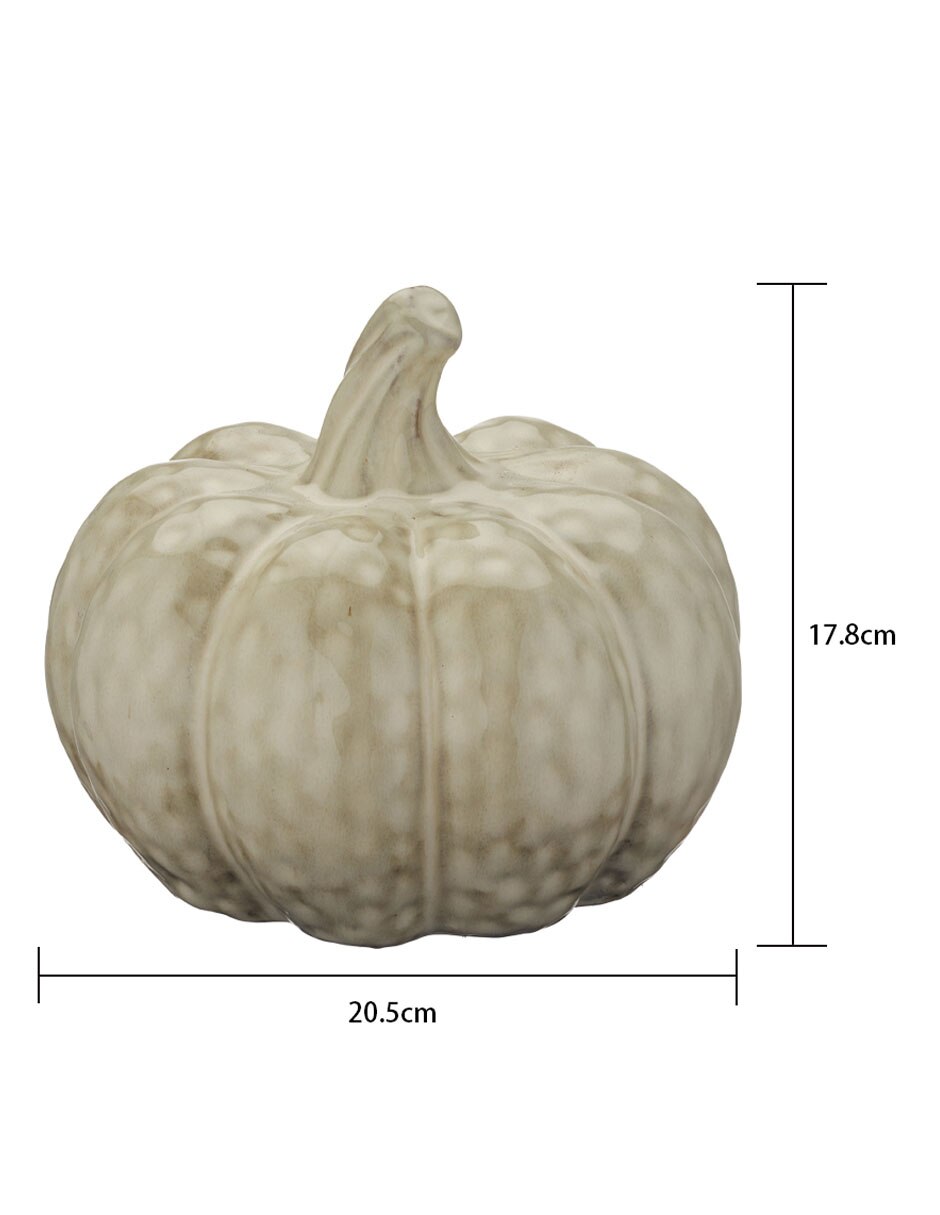 Figura de calabaza hervest de cerámica 6