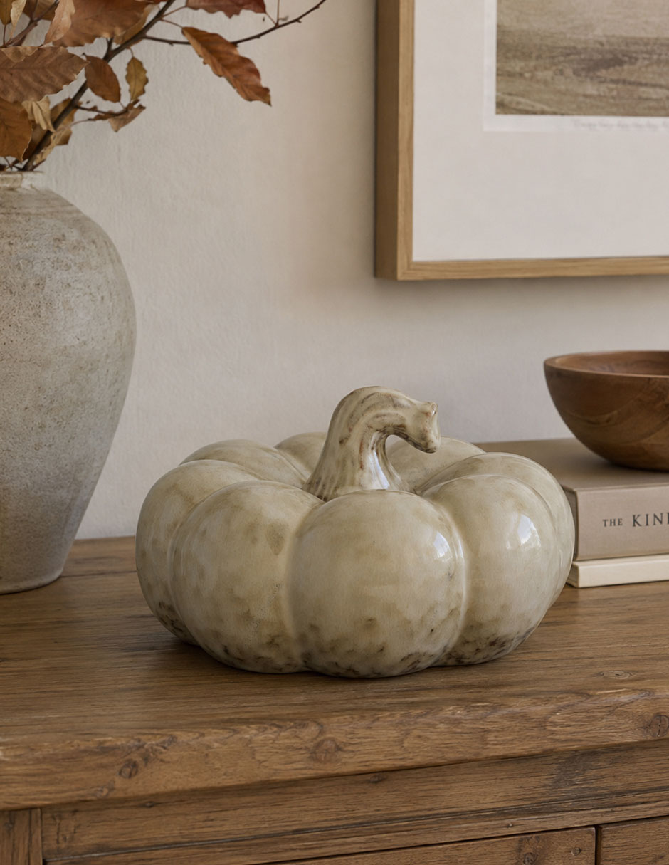Figura de calabaza básico de cerámica 5