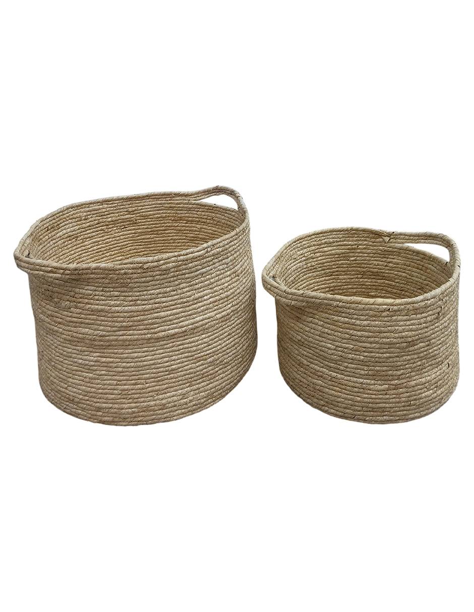 Cesto almacenamiento Anhelo de fibras naturales 3