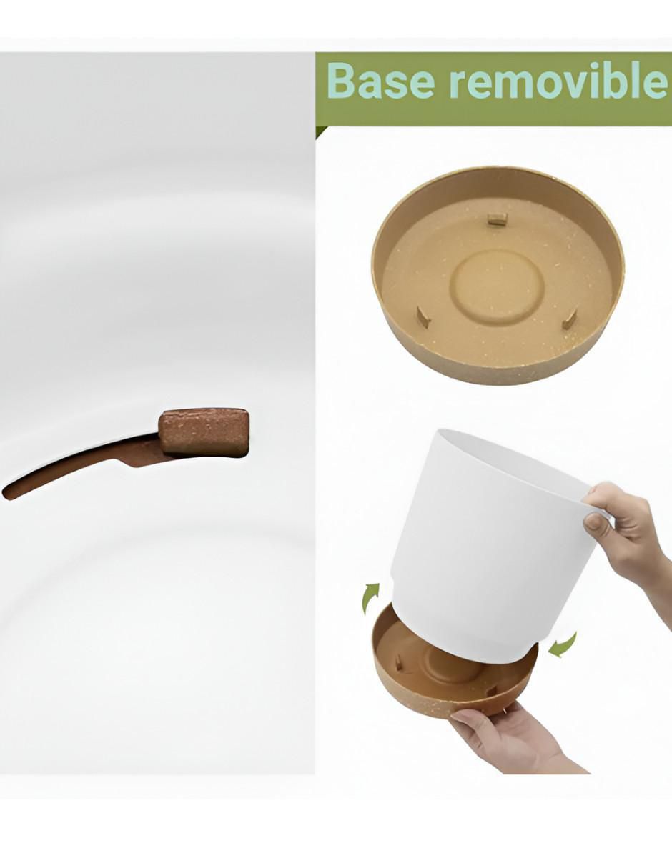 Set maceta de plástico