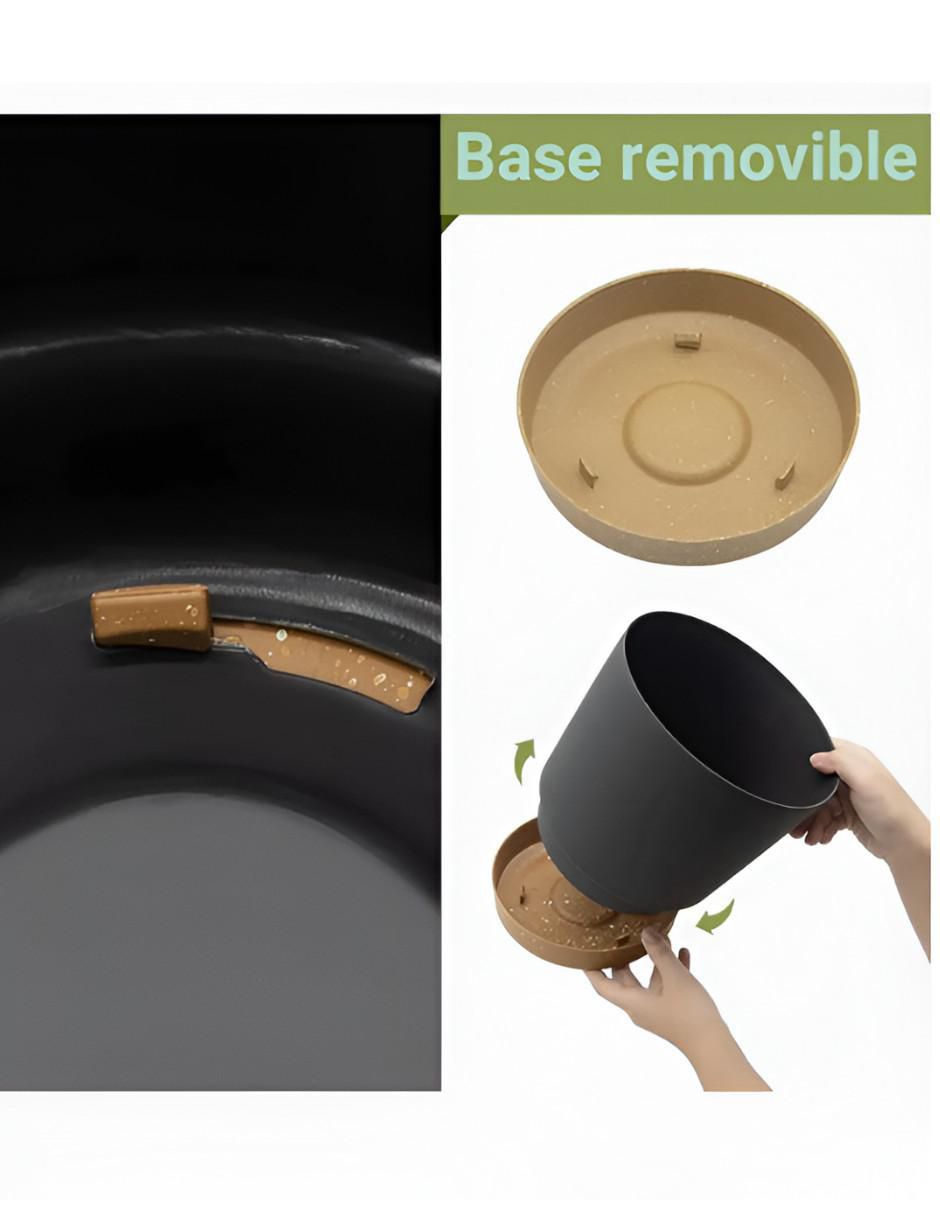 Set maceta de plástico