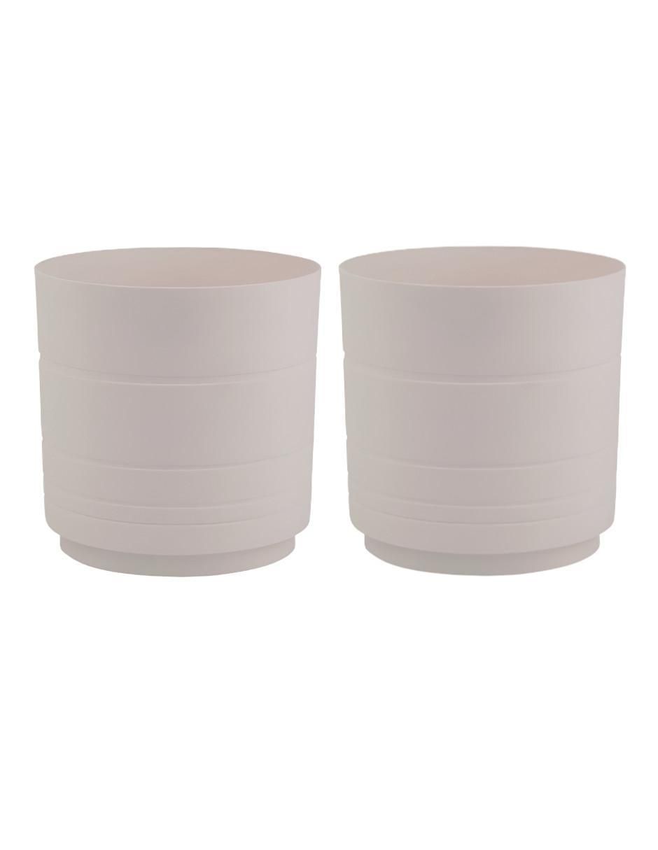 Set maceta de plástico con sistema automático de riego Set maceta de plástico con sistema automático de riego