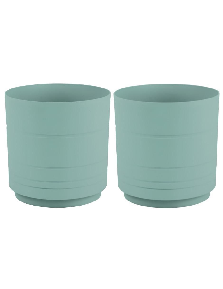 Set maceta de plástico con sistema automático de riego Set maceta de plástico con sistema automático de riego