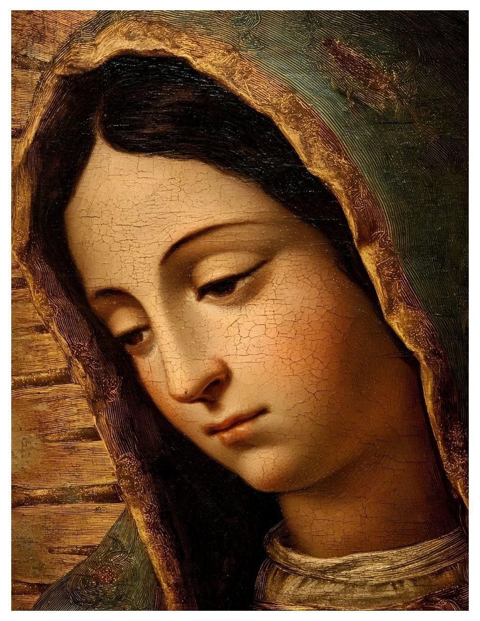 Cuadro vírgen de guadalupe "técnica" impresión religioso vírgen de guadalupe 70x100cm 1