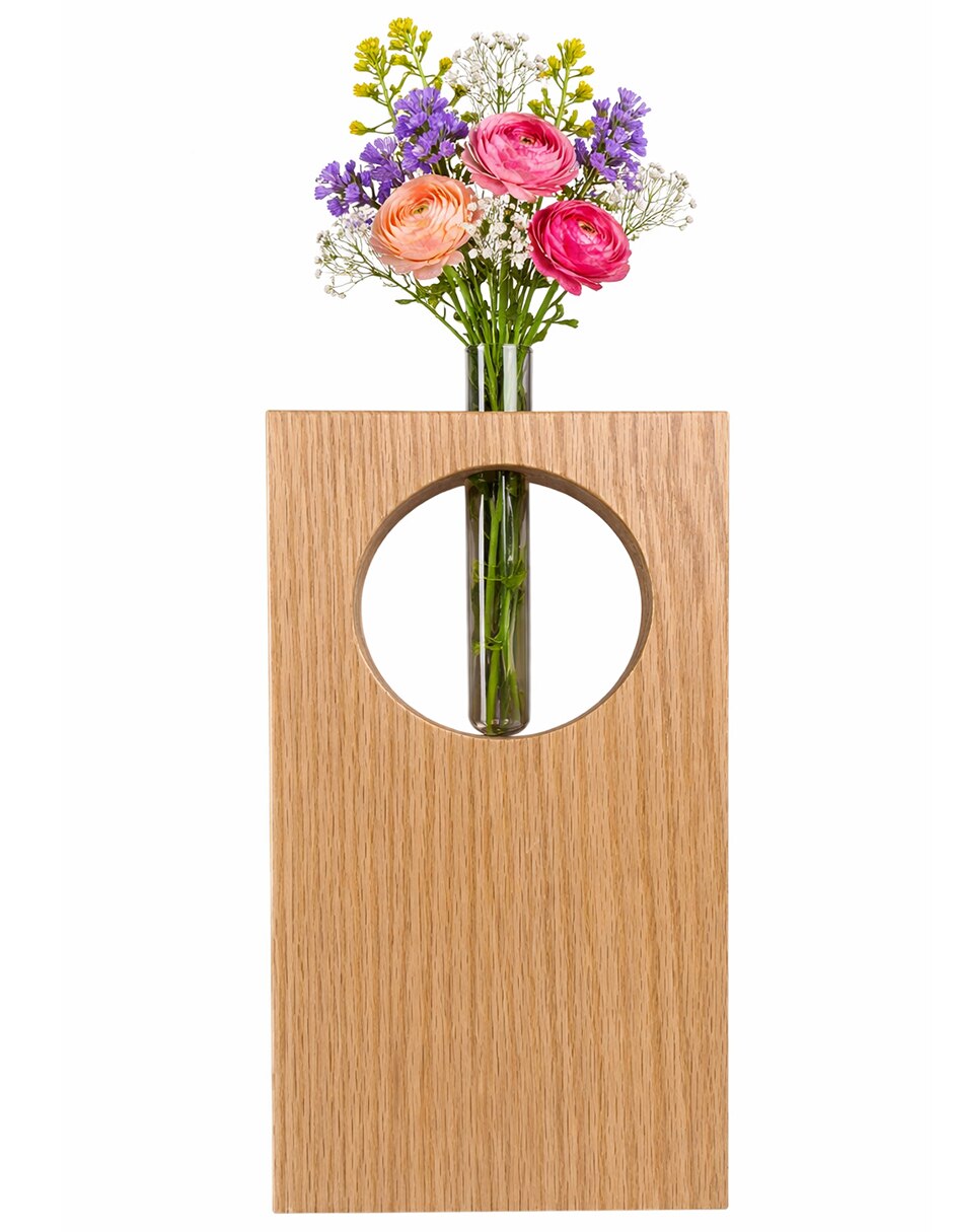 Florero Decoración de madera 4