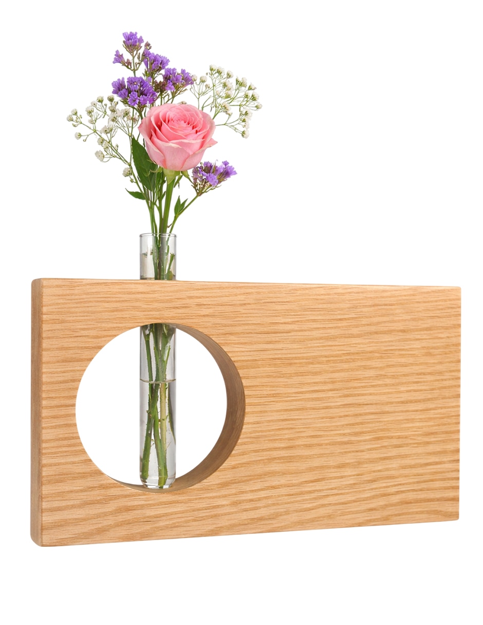 Florero Decoración de madera 4