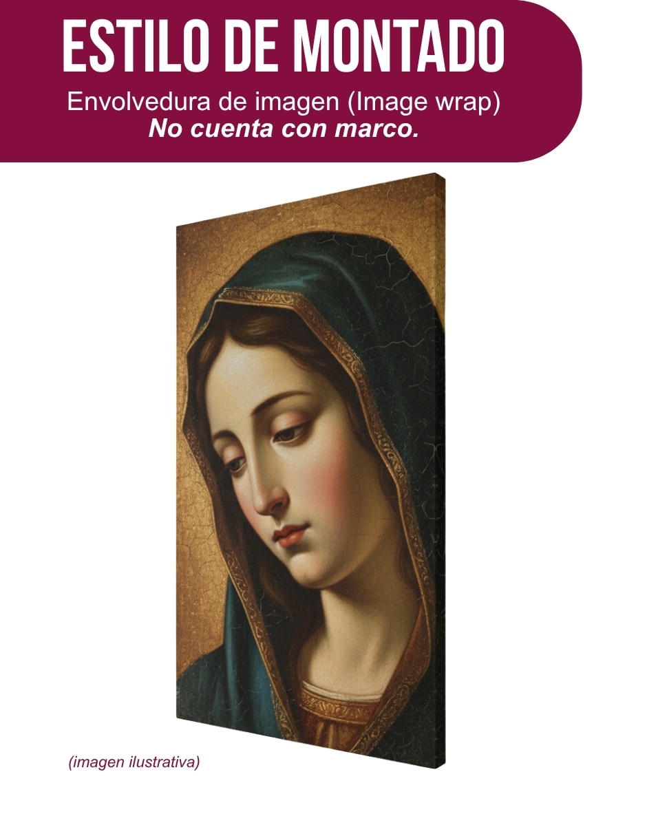Cuadro Virgen de Guadalupe técnica impresión Generica