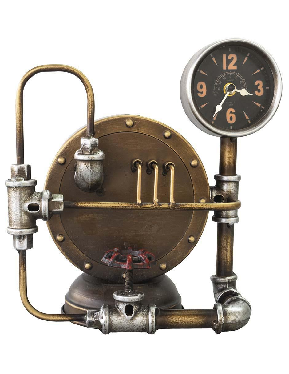 Reloj mesa de metal
