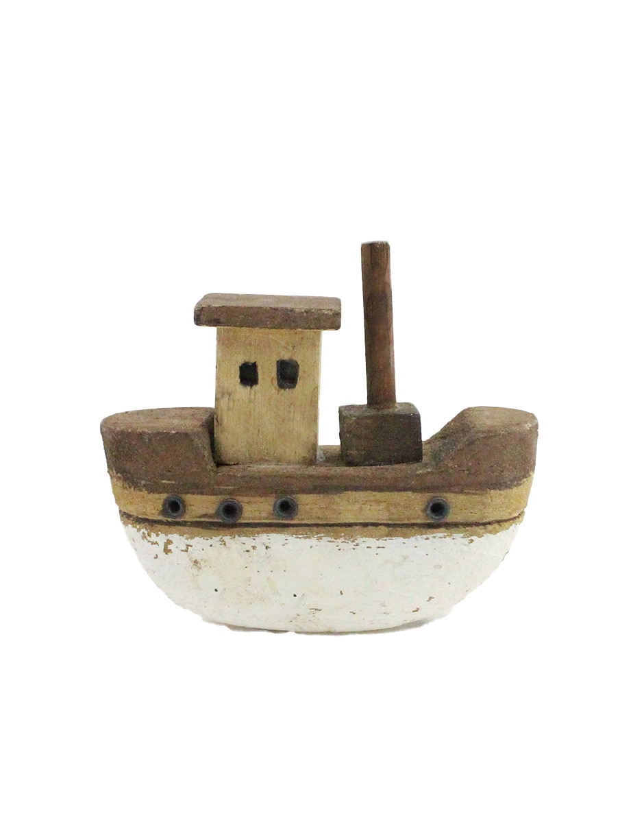 Escultura de Barco de Madera 4
