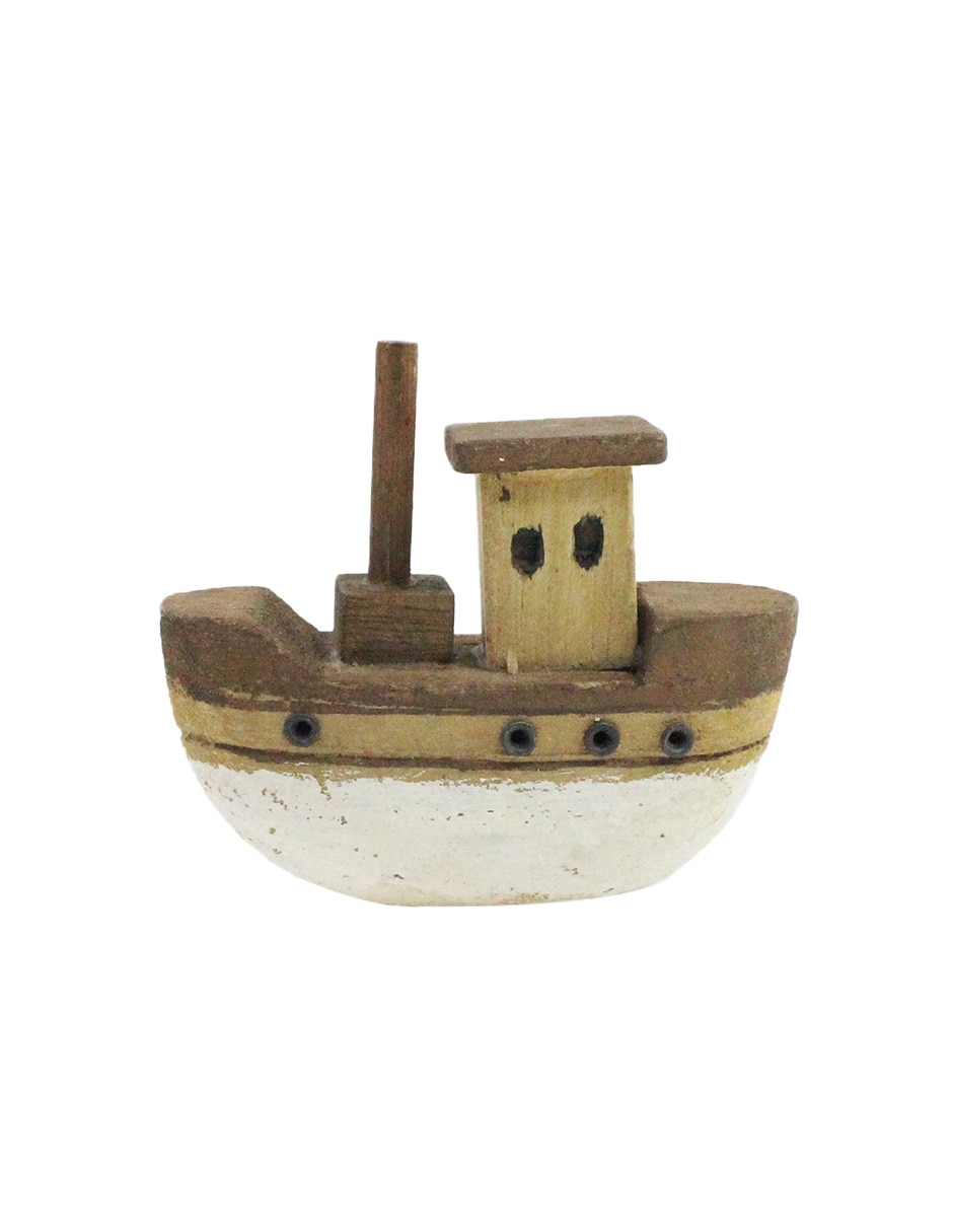 Escultura de Barco de Madera 1