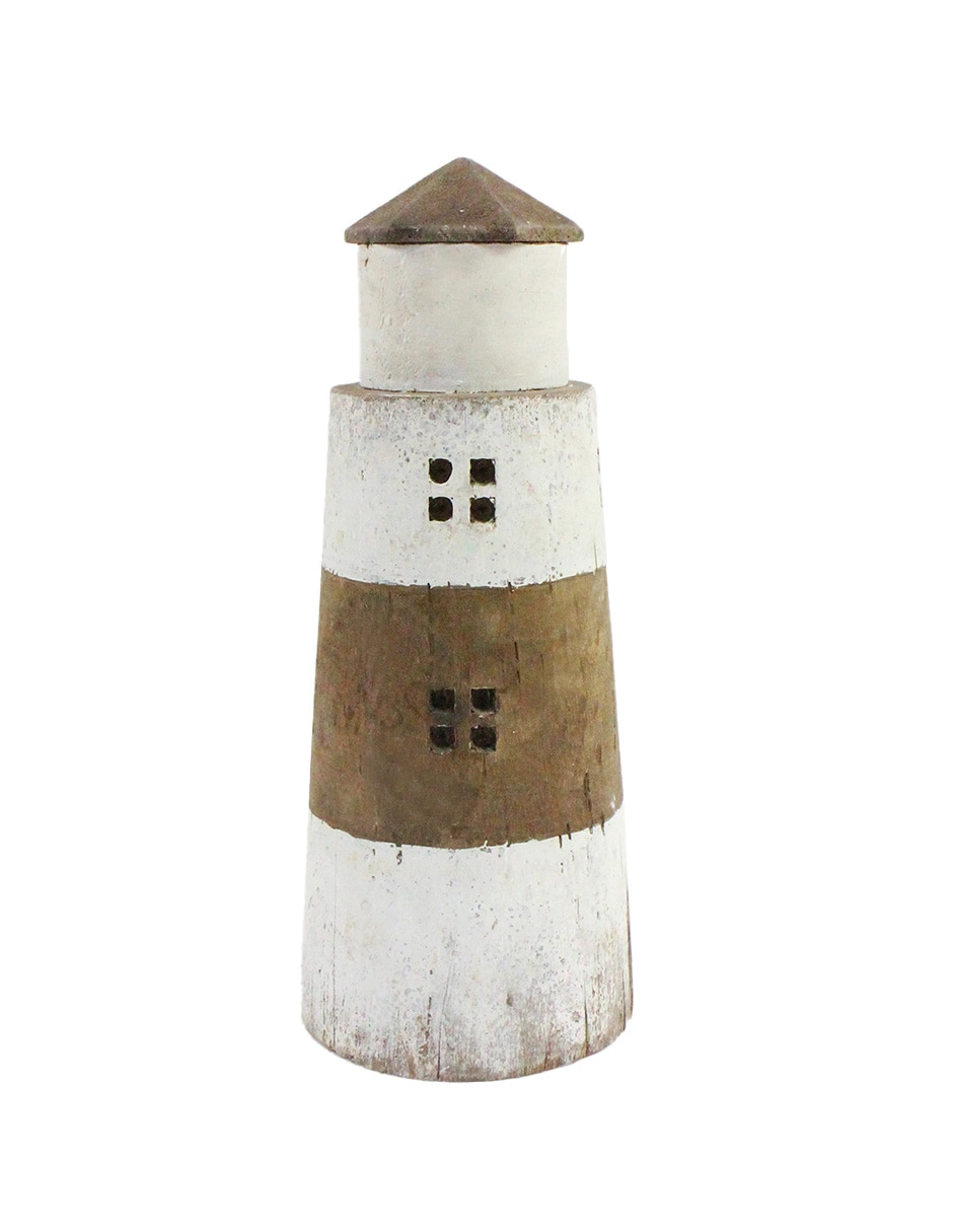 Escultura de Faro Guia de Madera