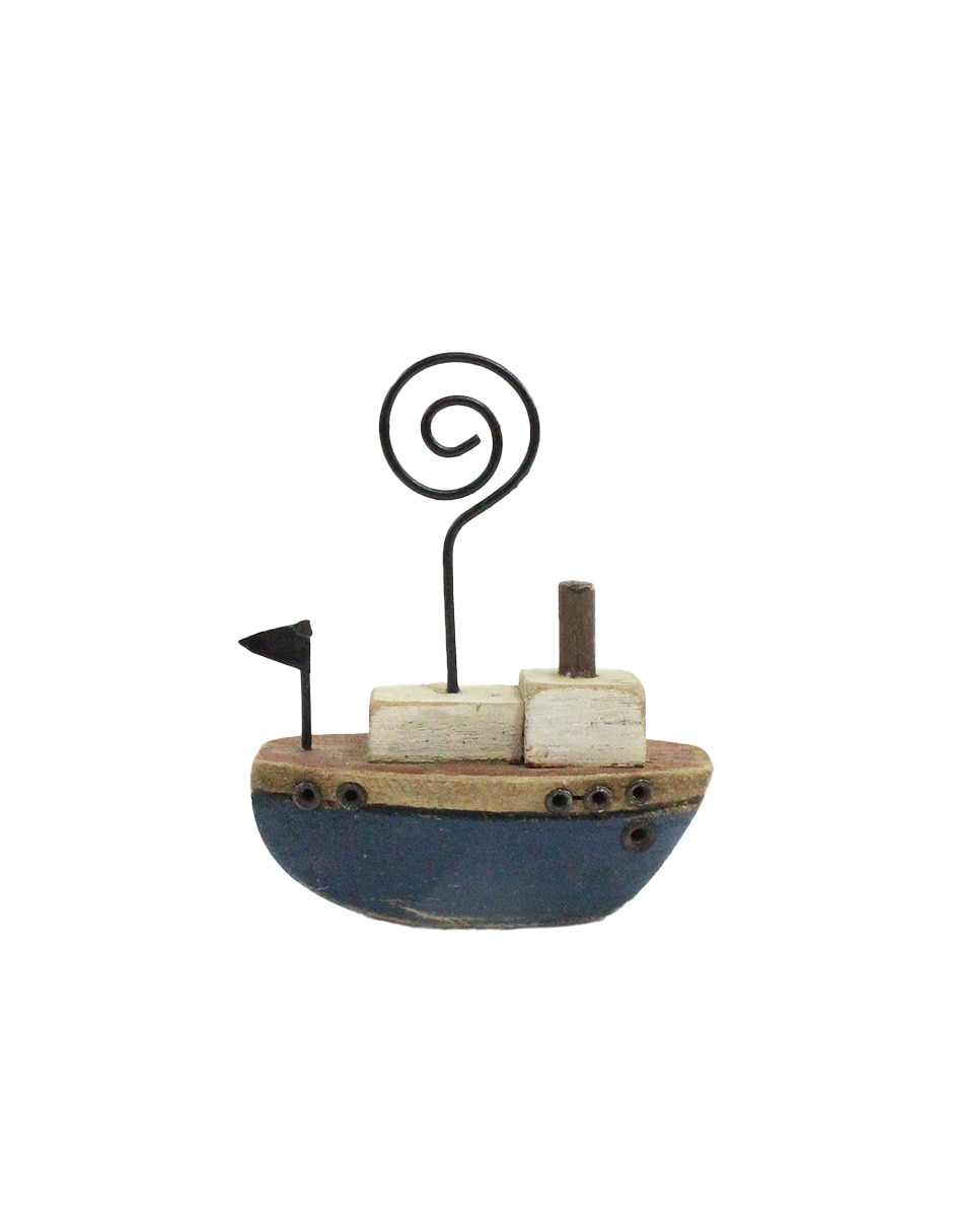 Escultura Barco de Madera 4